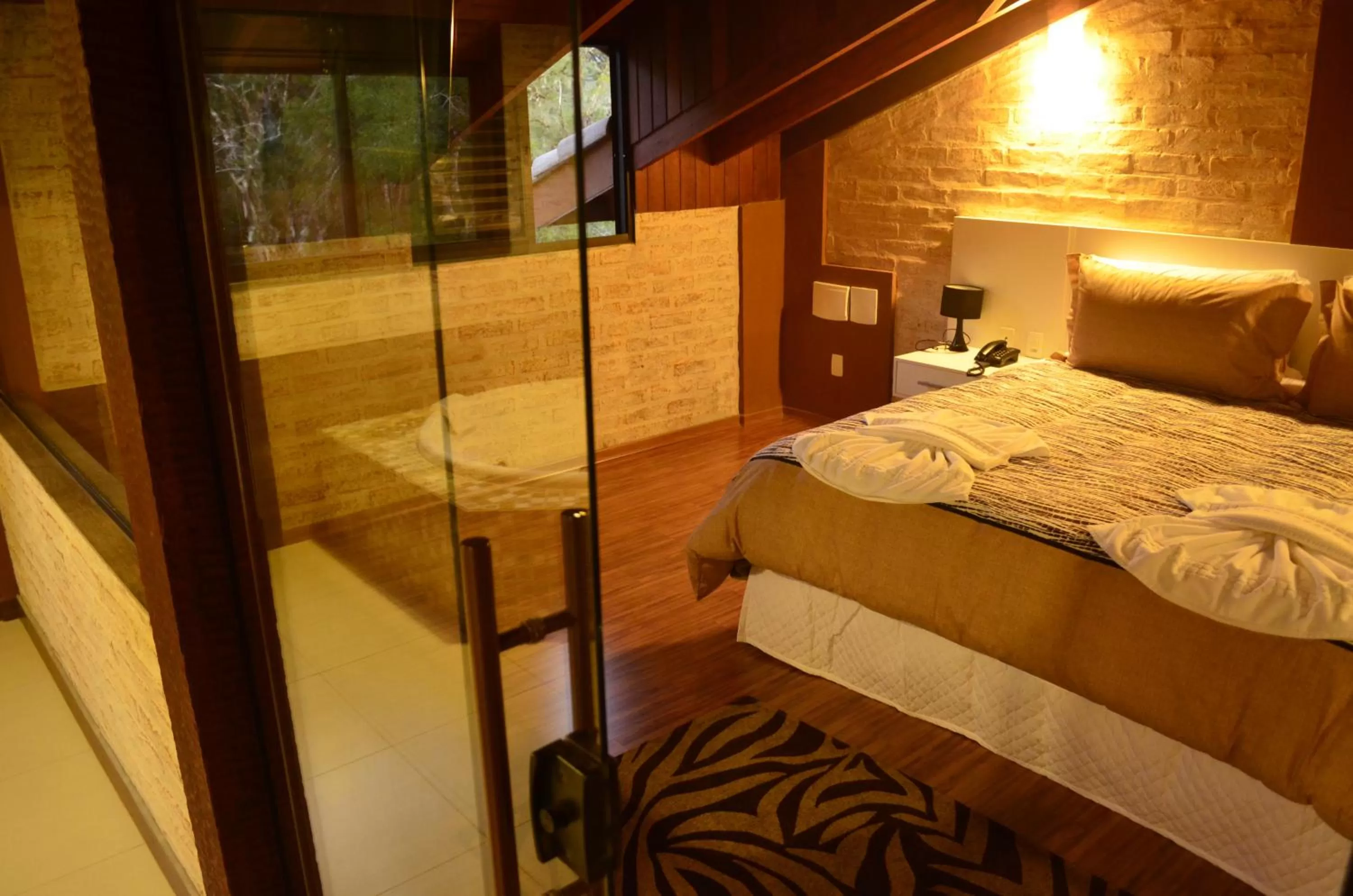 Photo of the whole room, Bed in Pousada Toca Da Coruja