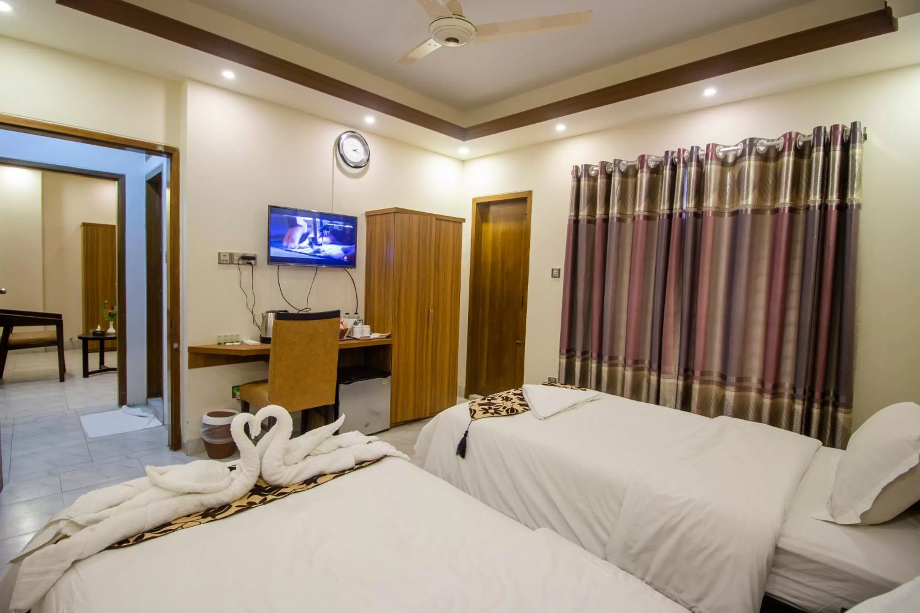 Bed in Memento Residence