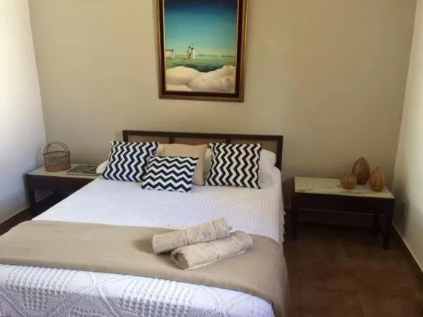 Bed in Pousada Nossa Terra