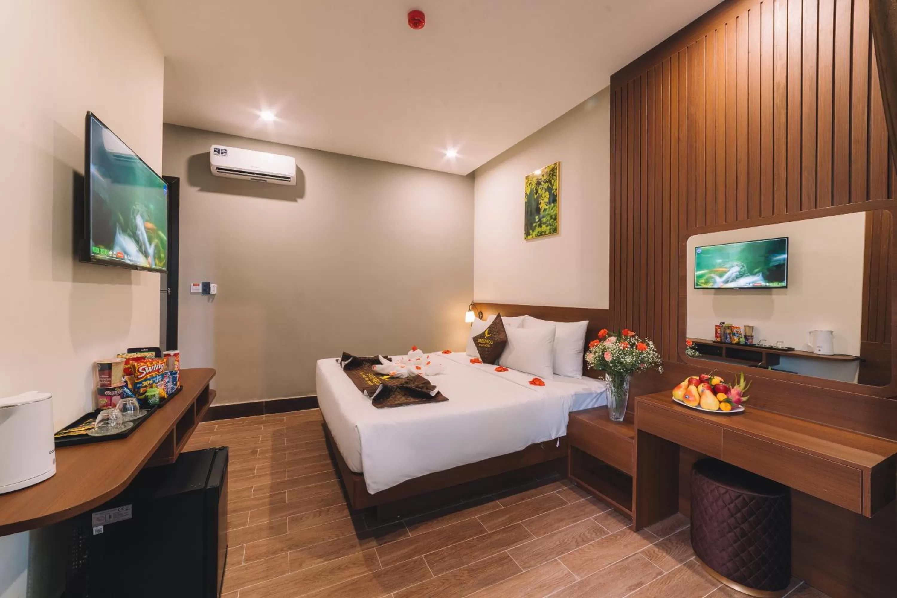 Bedroom, Bed in GREENECO DA LAT HOTEL - Khách sạn Green Eco Đà Lạt