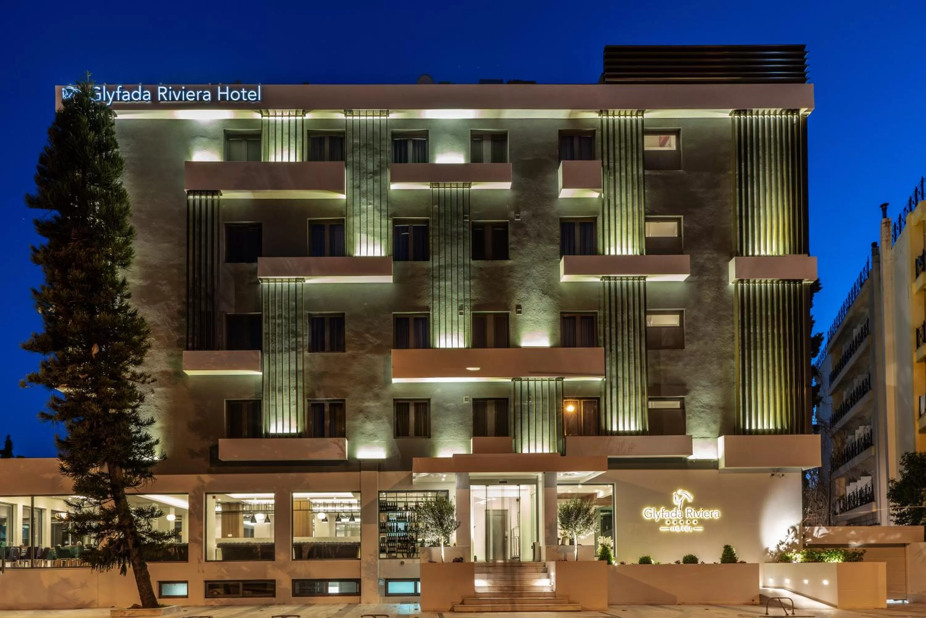 Facade/entrance in Glyfada Riviera Hotel