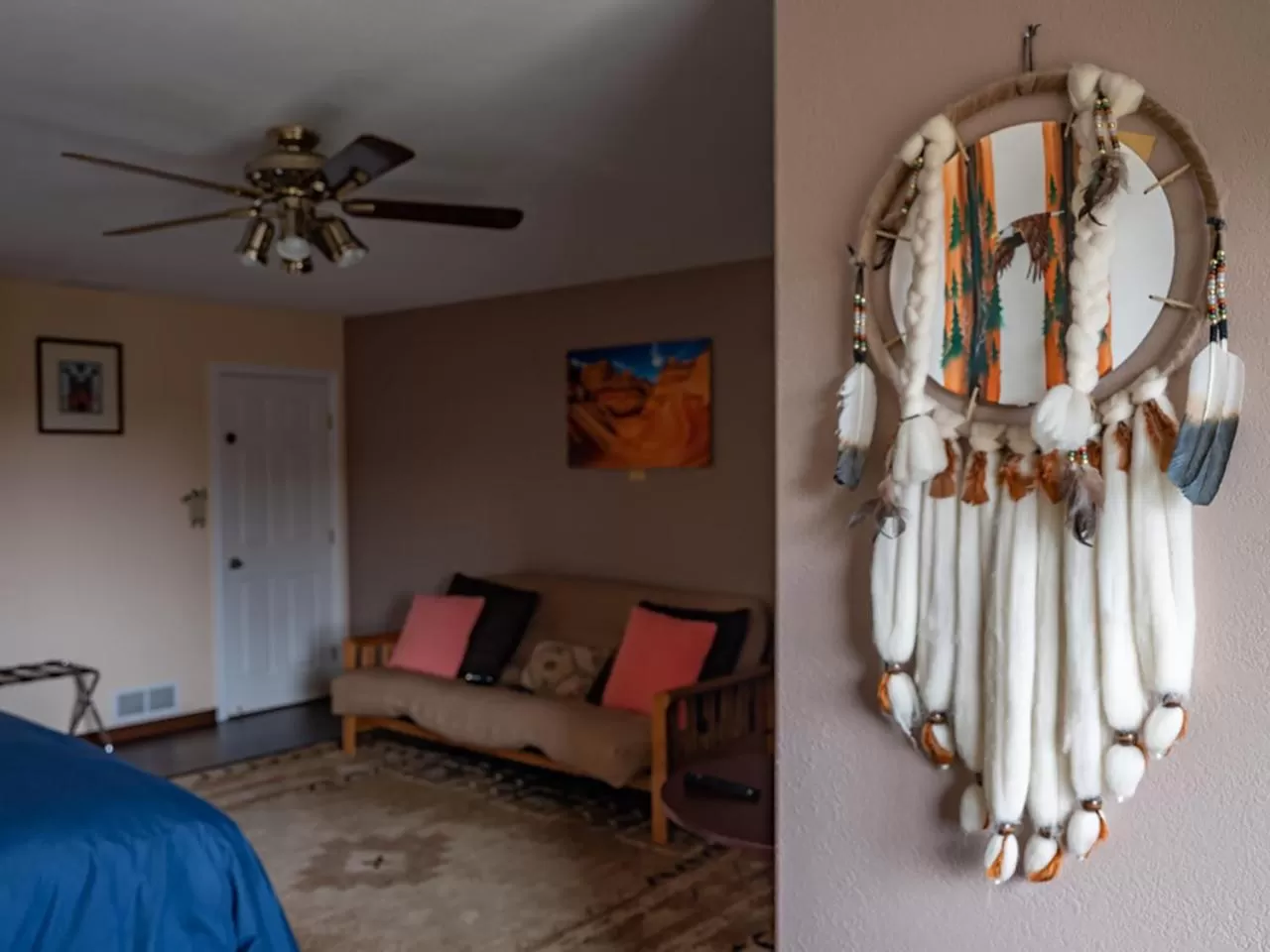 Bed in Bryce Trails Bed and Breakfast