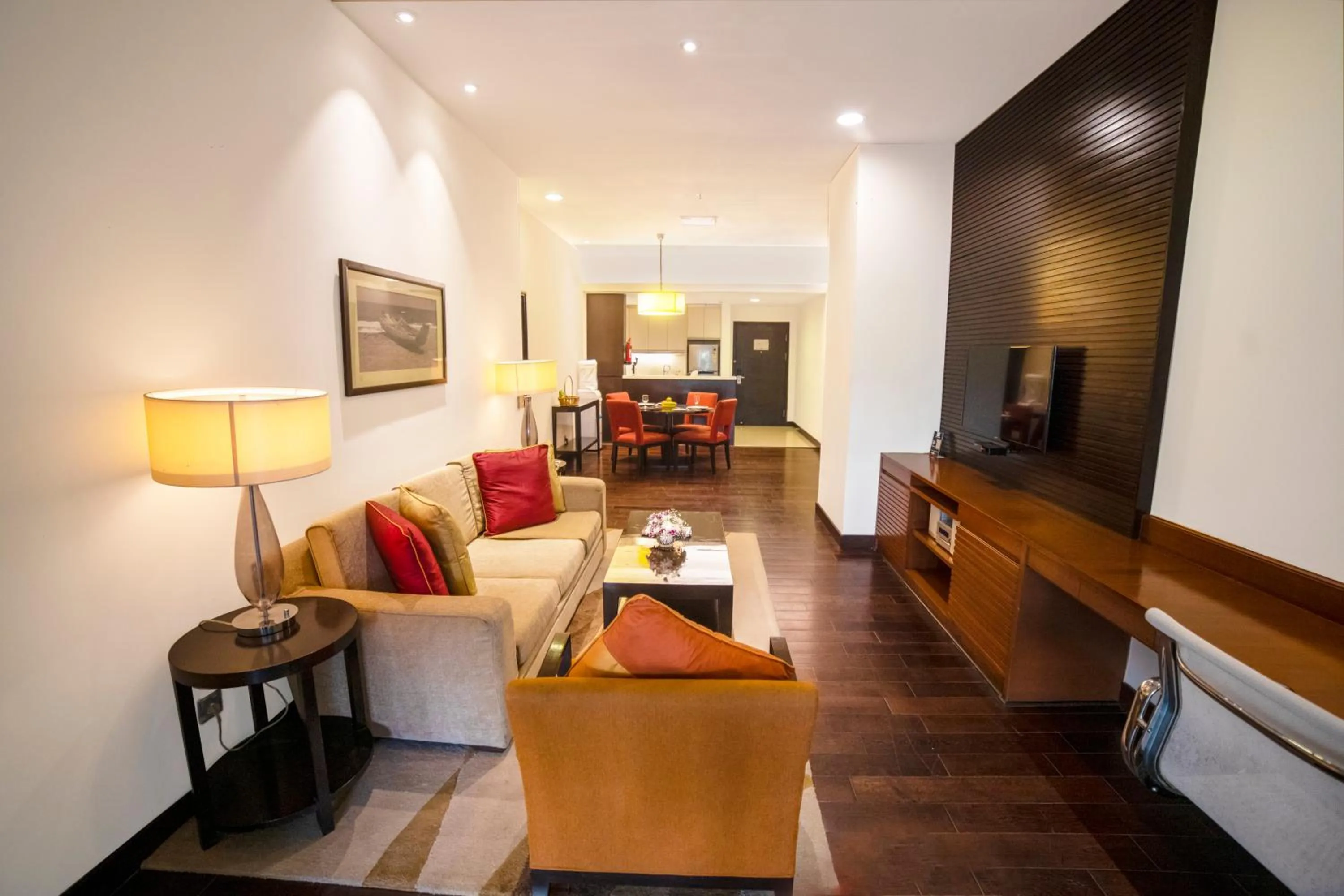 Living room in Somerset Greenways Chennai