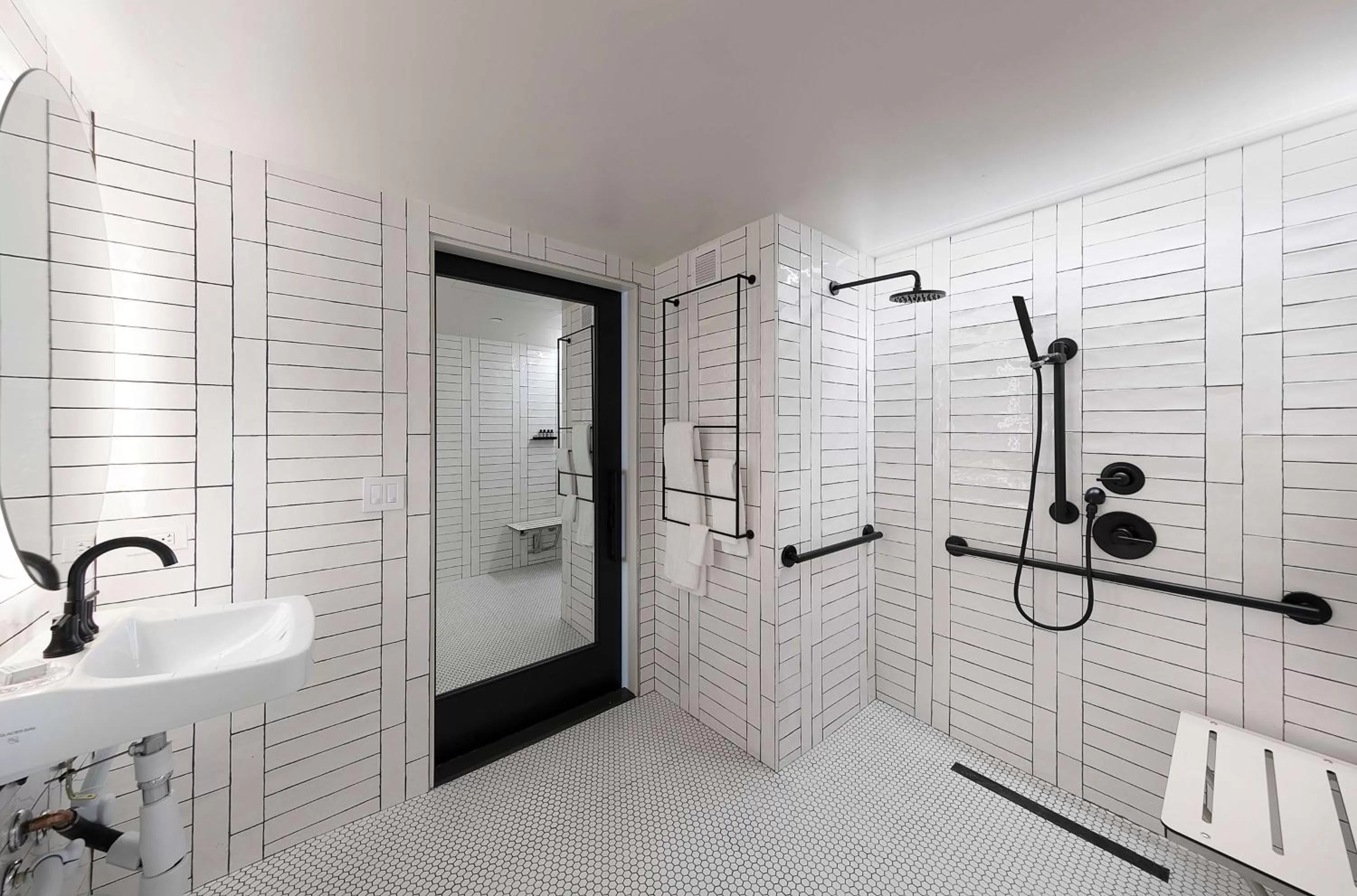 Bathroom in The Wayfarer Downtown LA, Tapestry Collection by Hilton