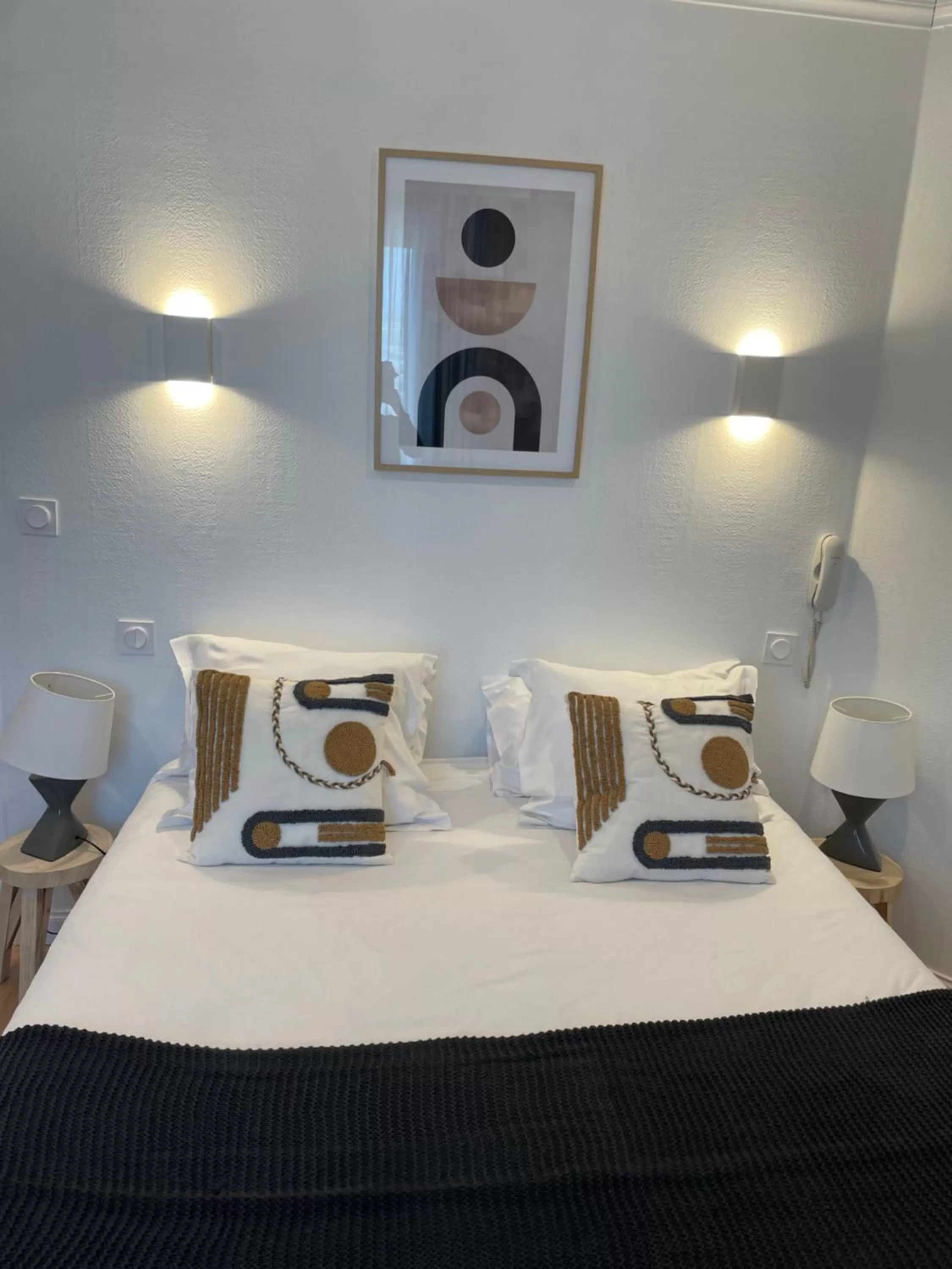 Bed in Hôtel Porte Mars - Reims Gare Centre Arena