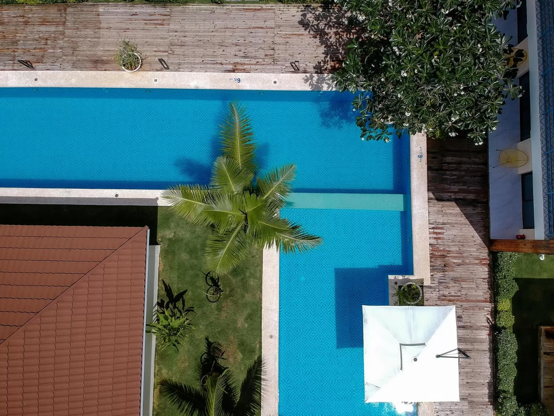 Swimming pool in Amphitrite Resort