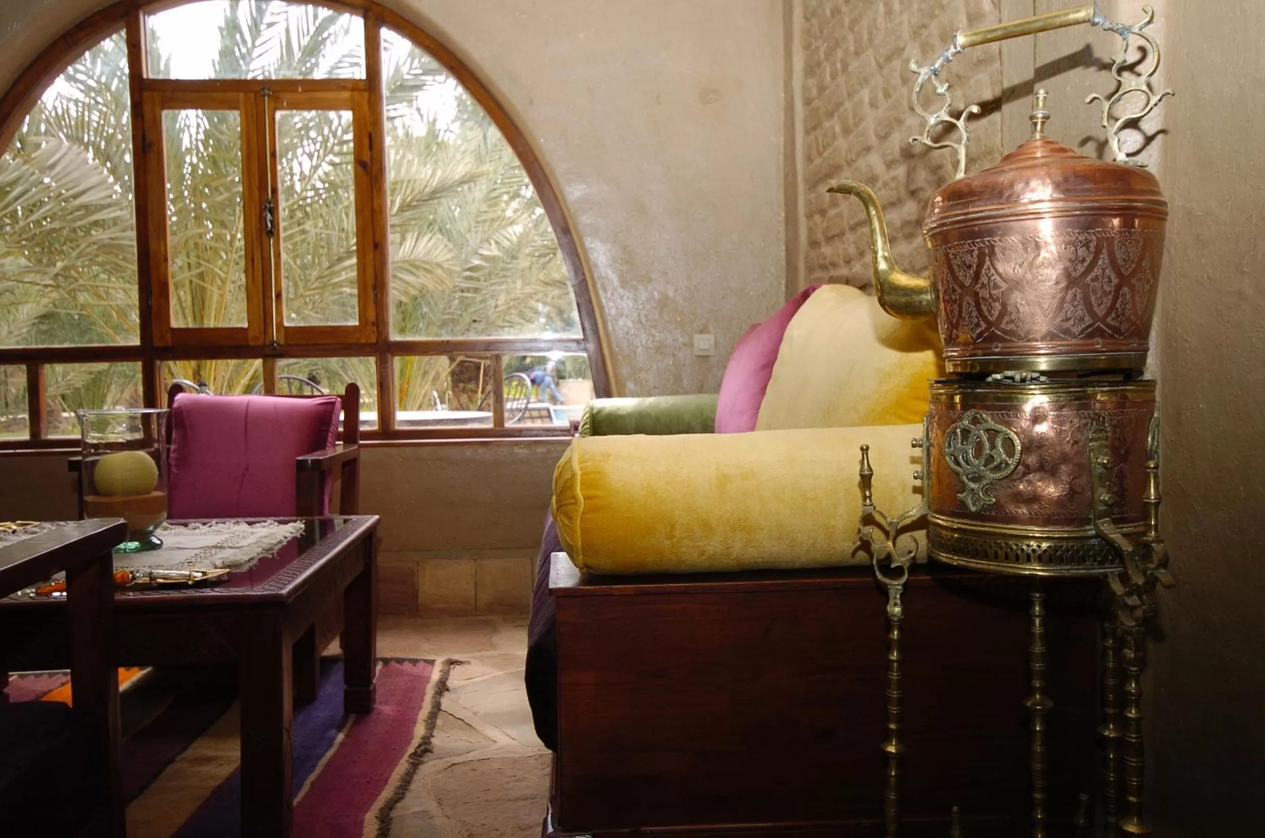 Living room, Seating Area in La Rose Du Desert
