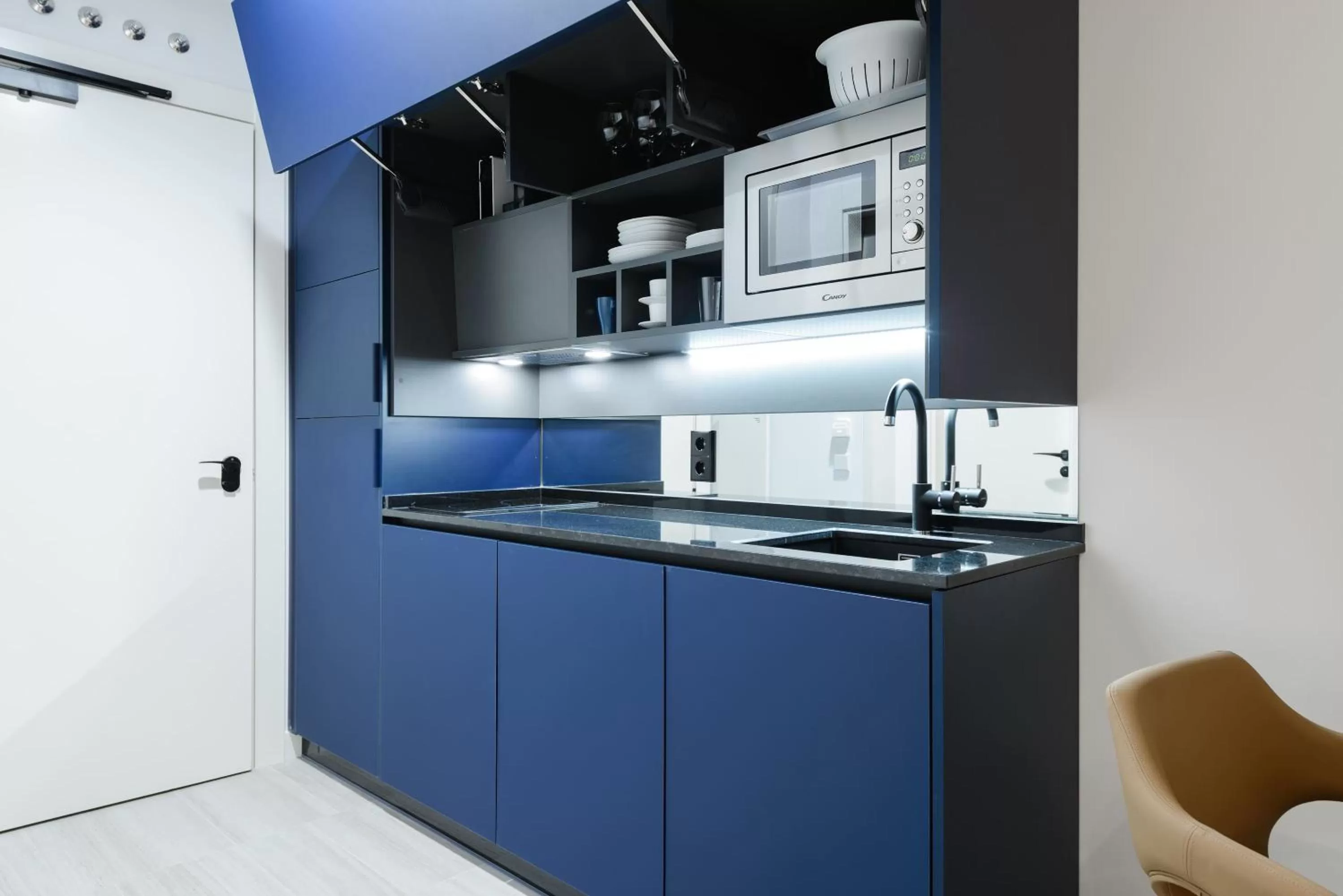 Kitchen or kitchenette in Smartrental Collection Gran Vía Centric