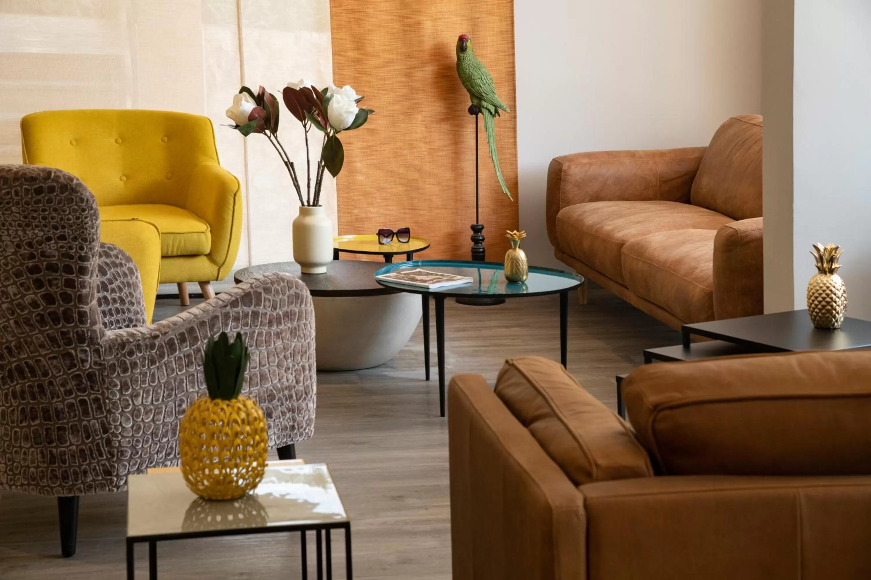 Living room in ibis Styles Beaulieu sur Mer