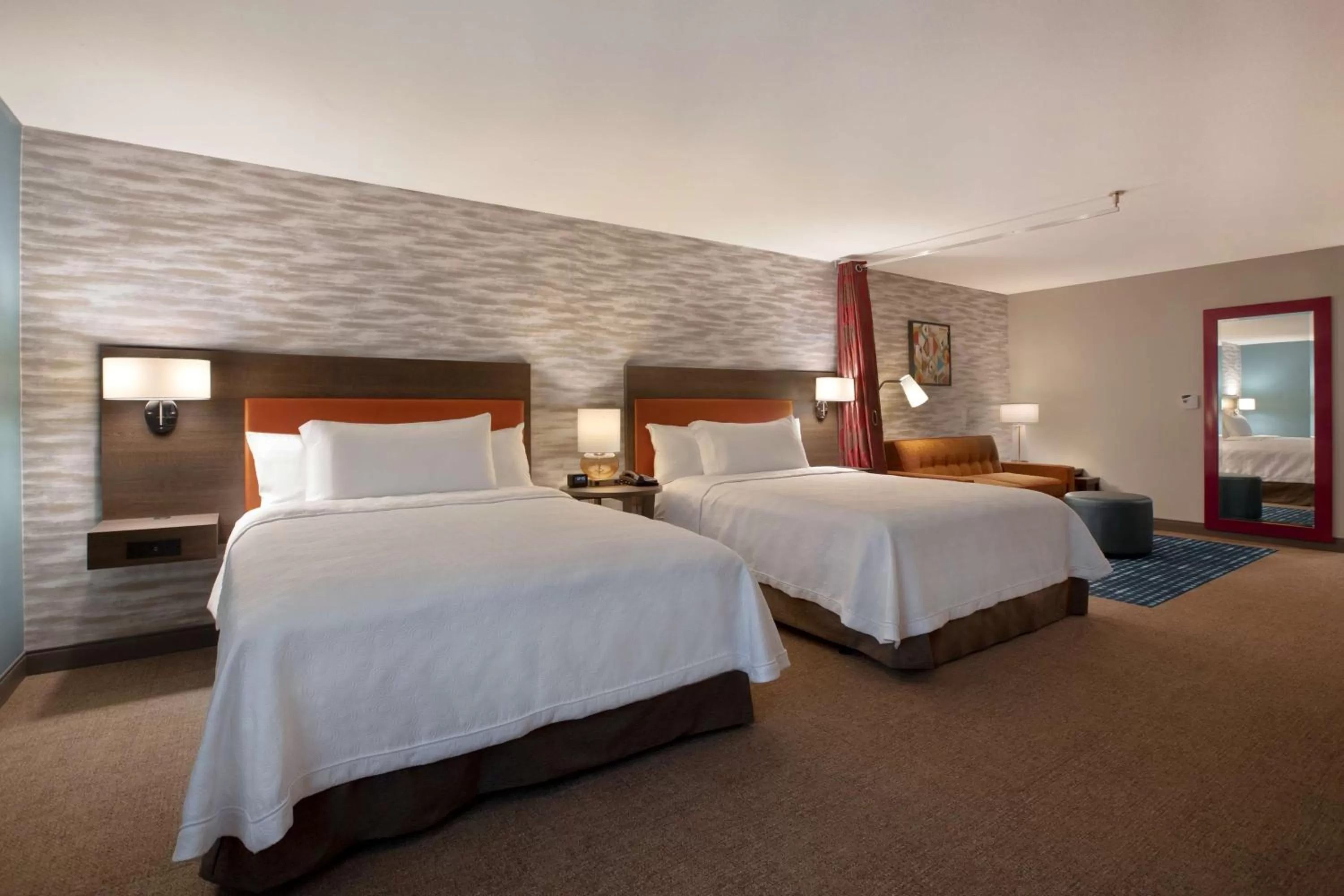 Bed in Home2 Suites By Hilton Loves Park Rockford