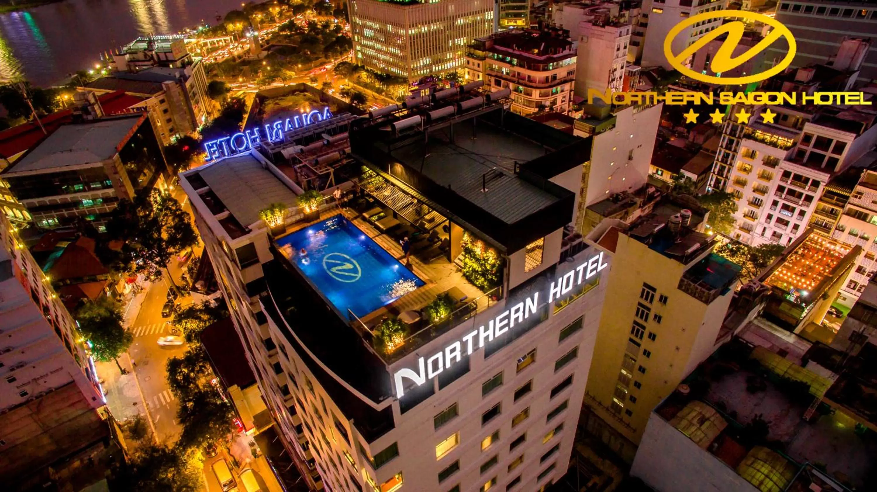 Bird's eye view in Northern Saigon Hotel