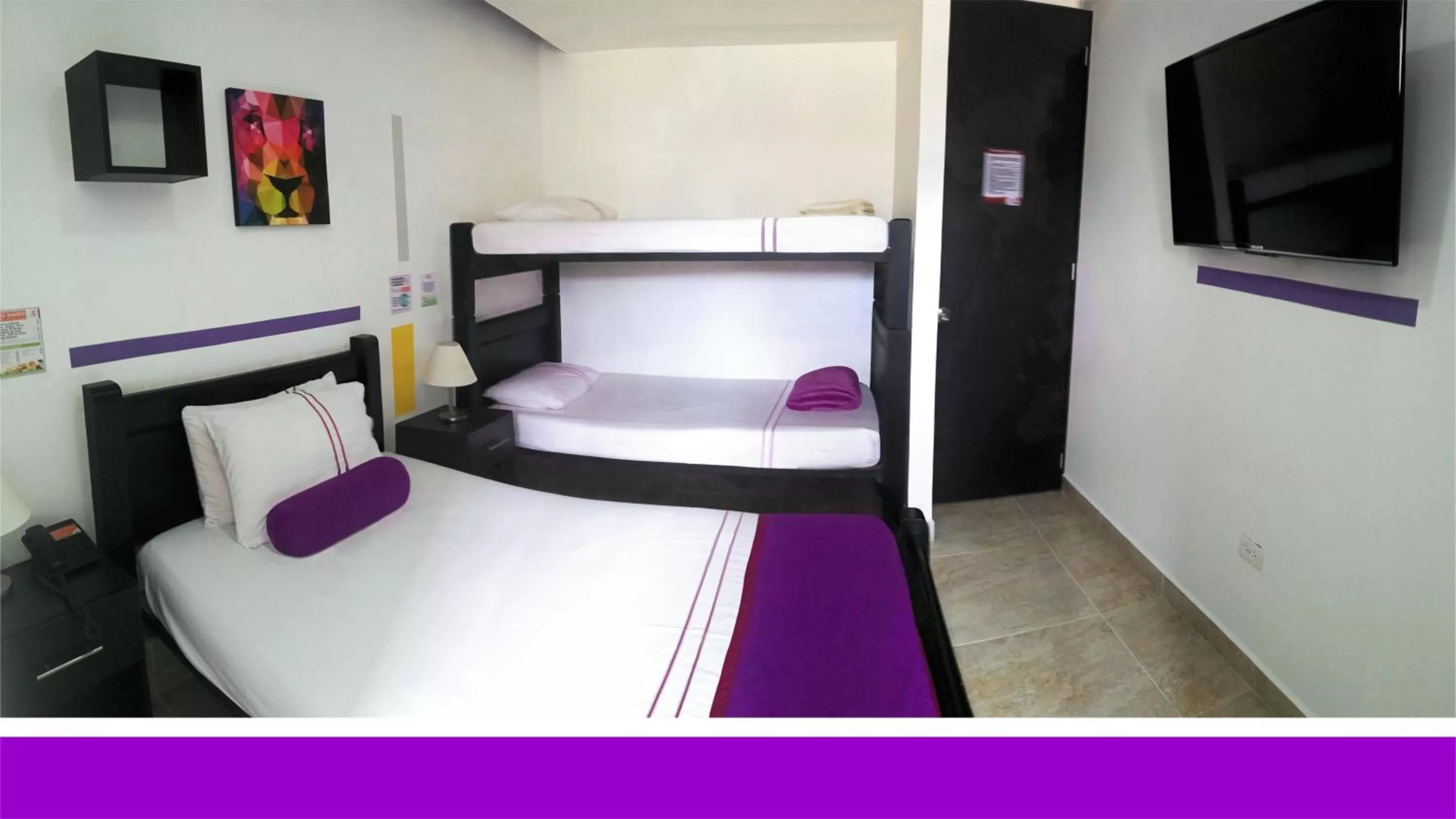 Photo of the whole room, Bunk Bed in HOTEL COLOURS Cali