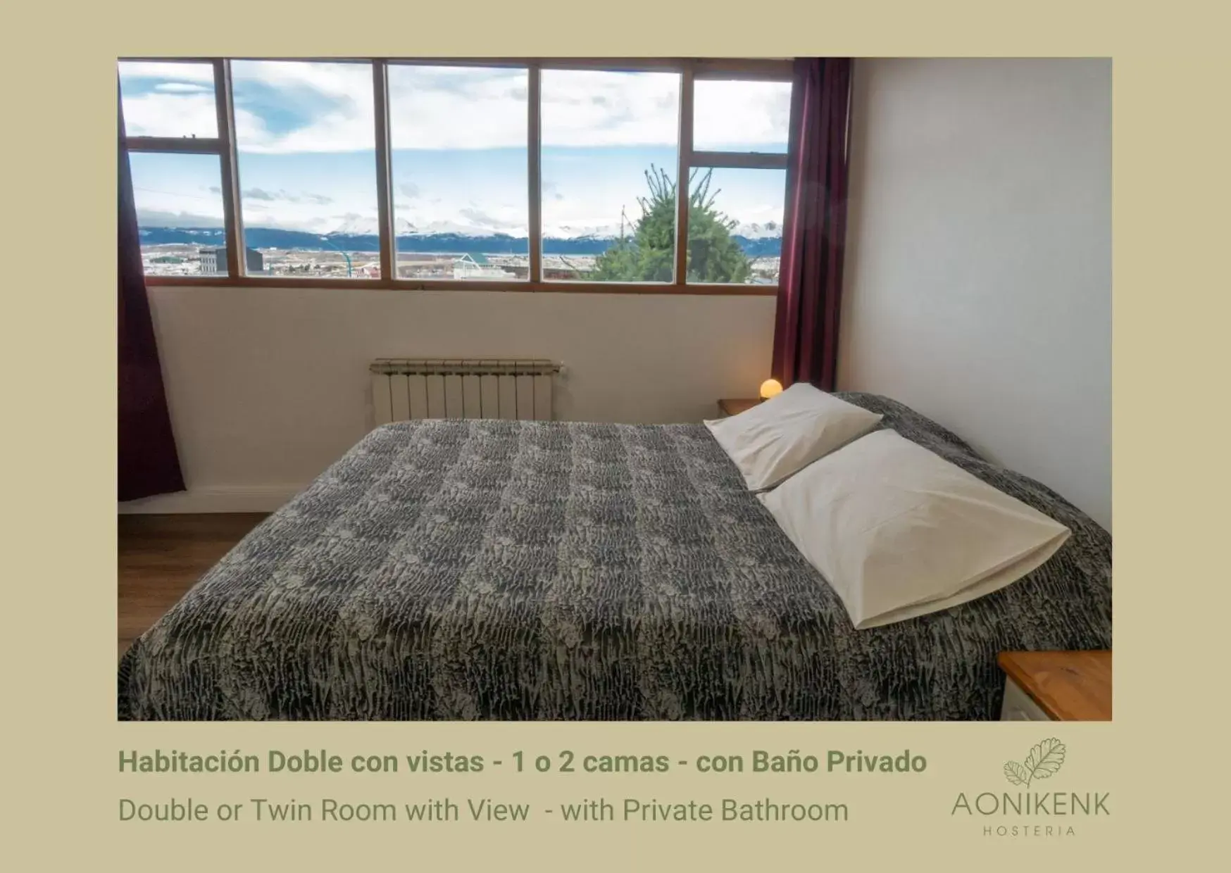 Double or Twin Room with View in Hostería Aonikenk Double or Twin Room with View in Hostería Aonikenk