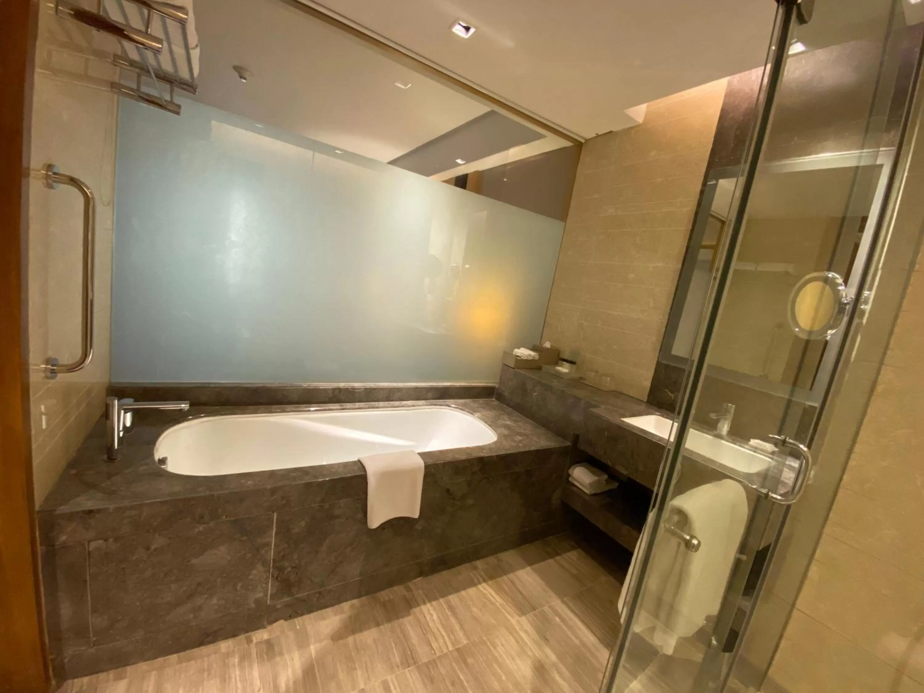 Bathroom in Holiday Inn New Delhi Mayur Vihar Noida by IHG