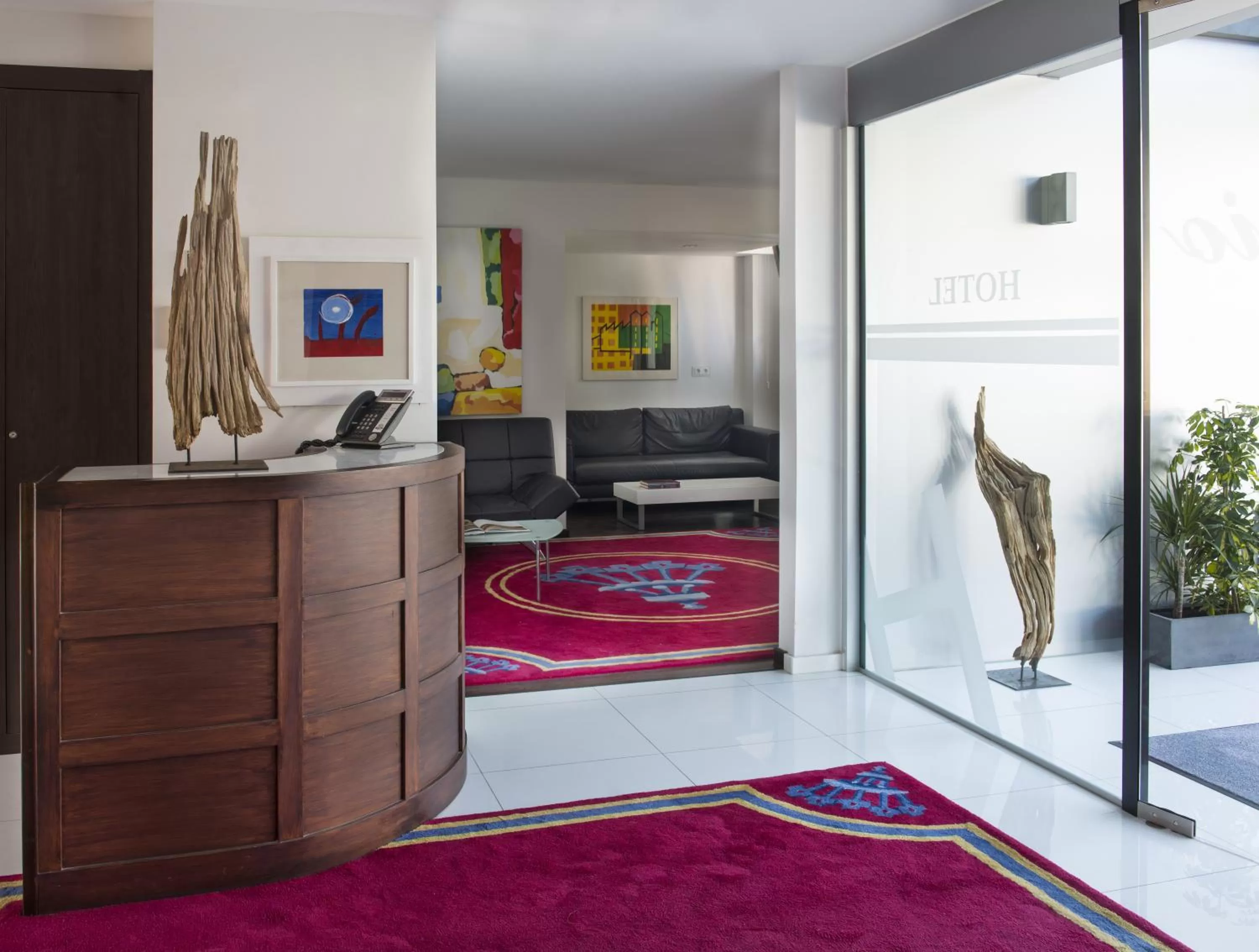 Lobby or reception in Hotel Villa Rosario II, Edificio Moderno