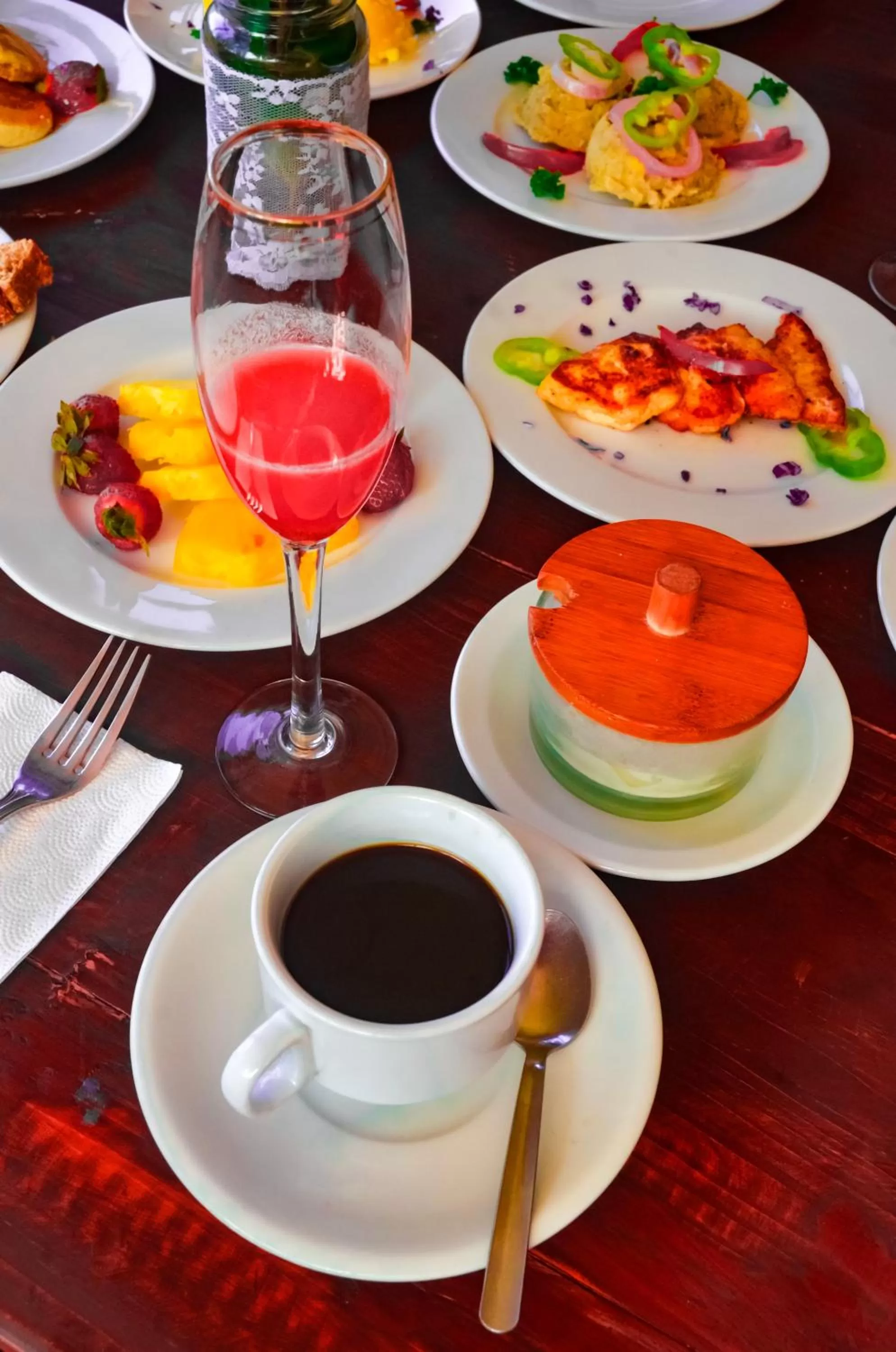 Food and drinks in Hotel Rancho Constanza & Cabañas de la Montaña