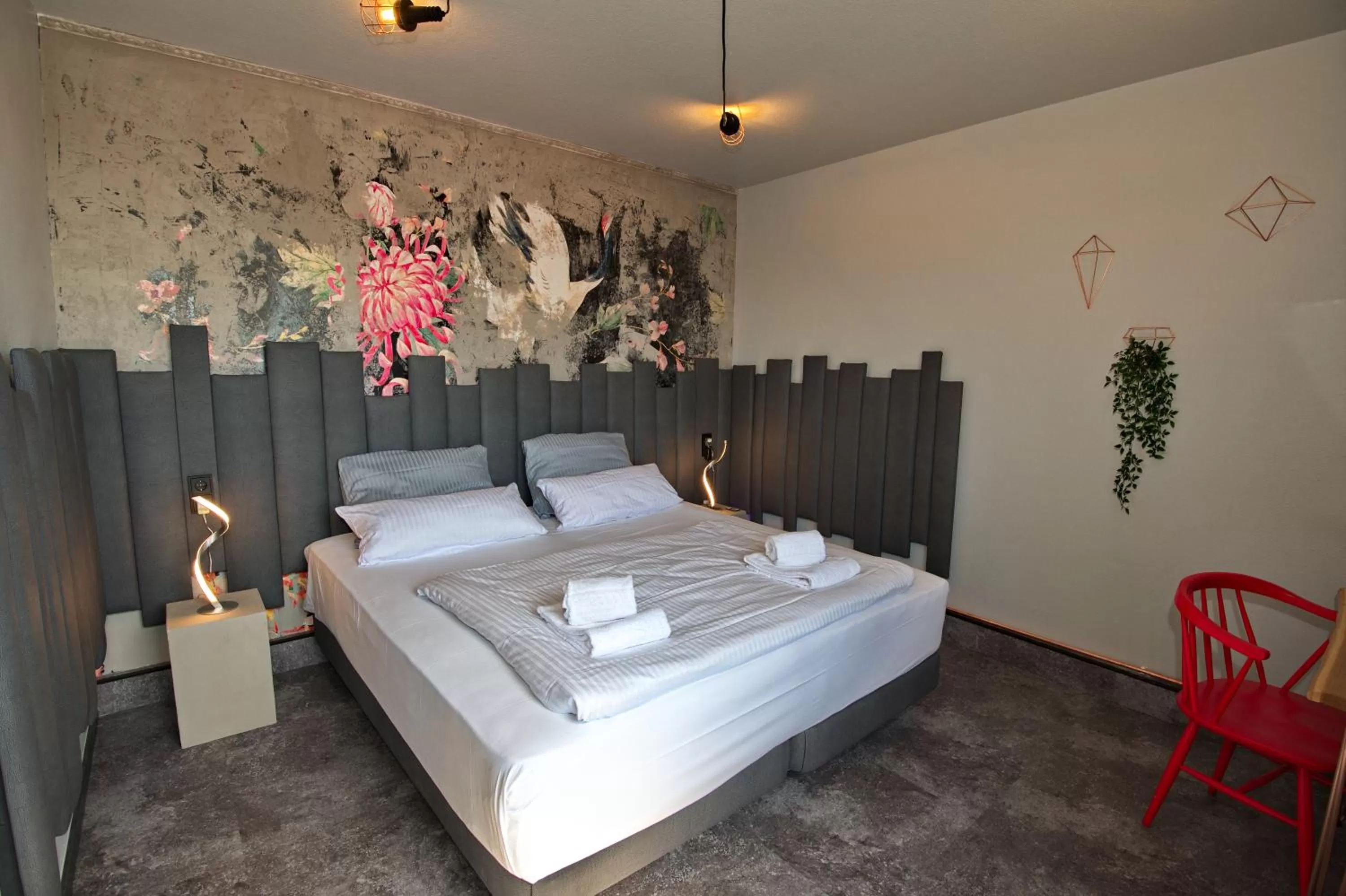 Bed in Hotel Mecklenheide