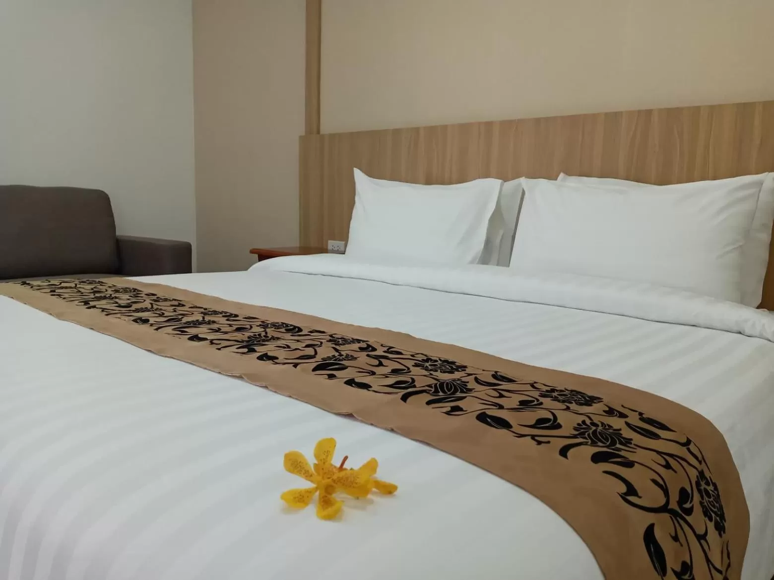 Bed in Nine Smiths Hotels Chiangmai