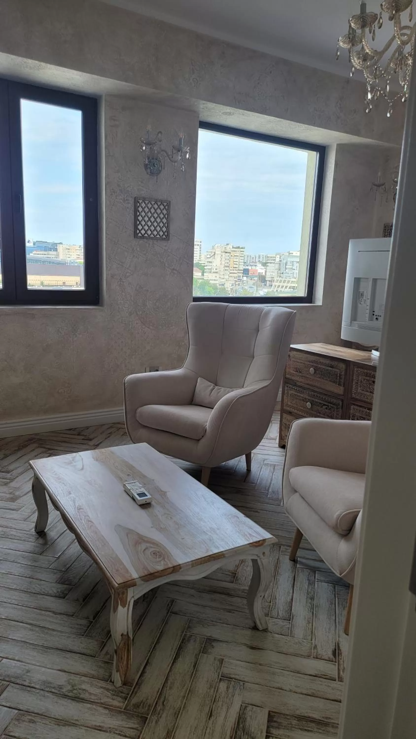 Decorative detail, Seating Area in Terrace Suites Iasi