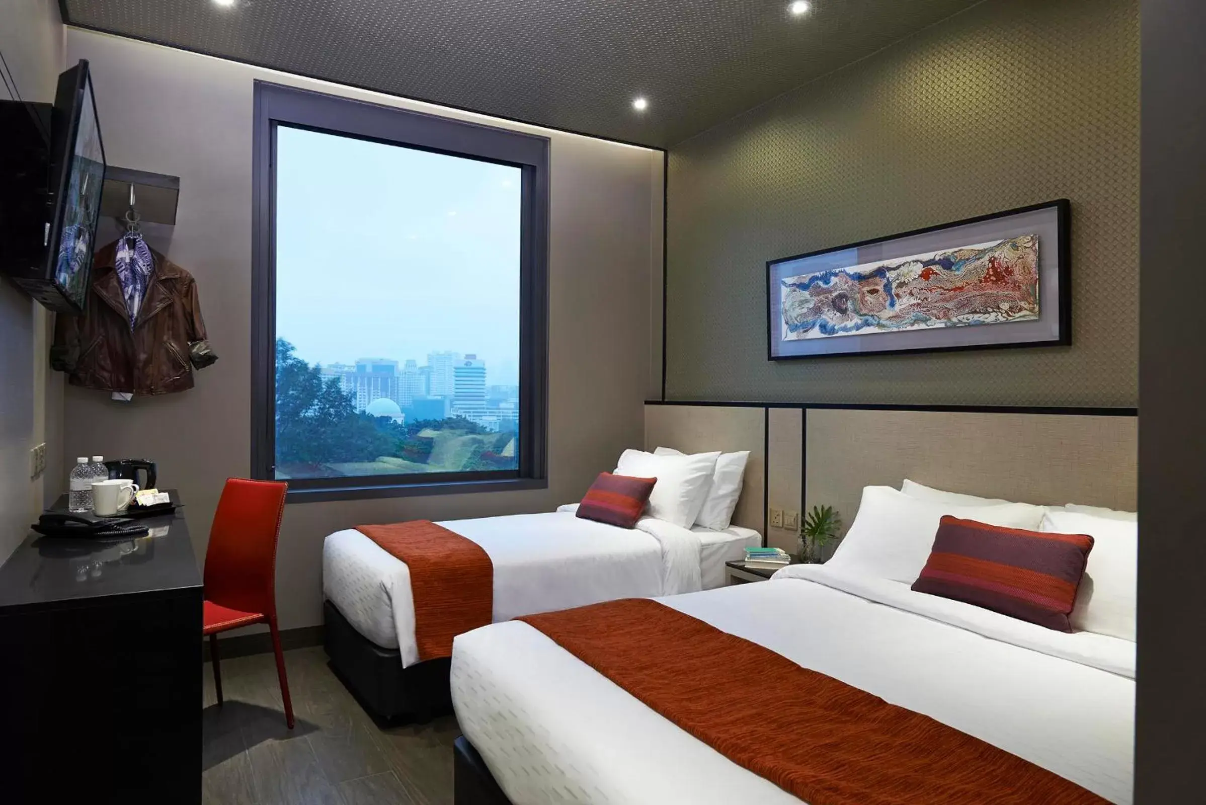 Triple Room (Halal Set Breakfast) in Hotel Boss Triple Room (Halal Set Breakfast) in Hotel Boss