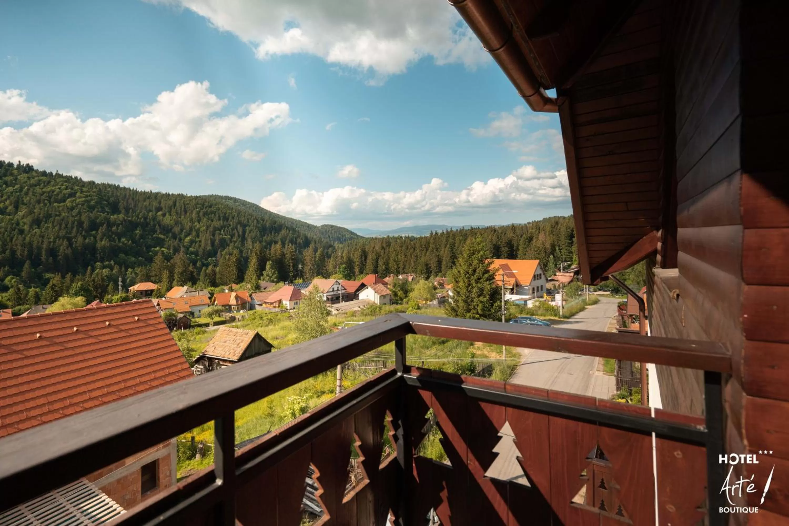 View (from property/room), Balcony/Terrace in Art'e Boutique Hotel