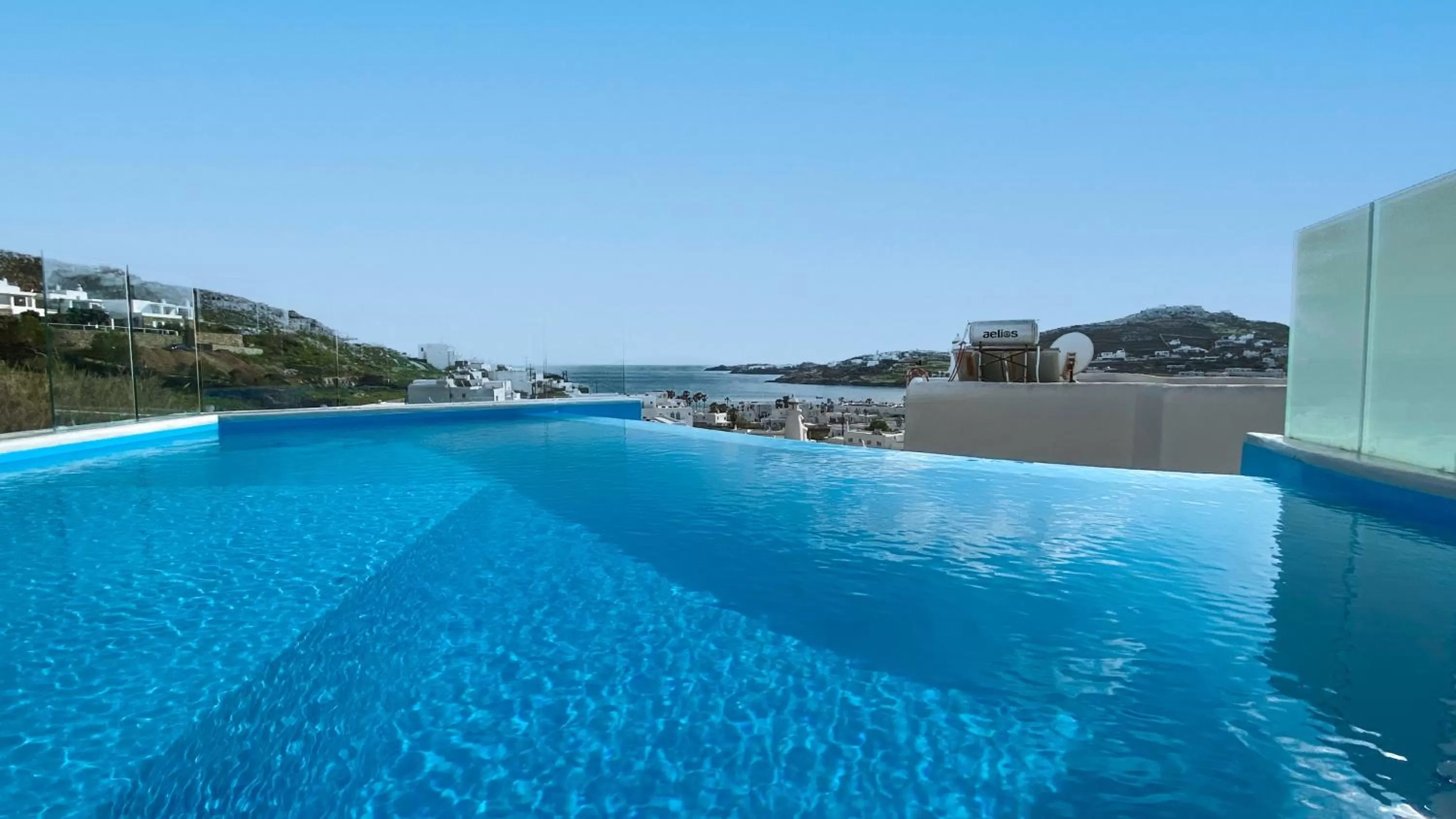 Swimming pool in Amperian Mykonos Suites & Villas