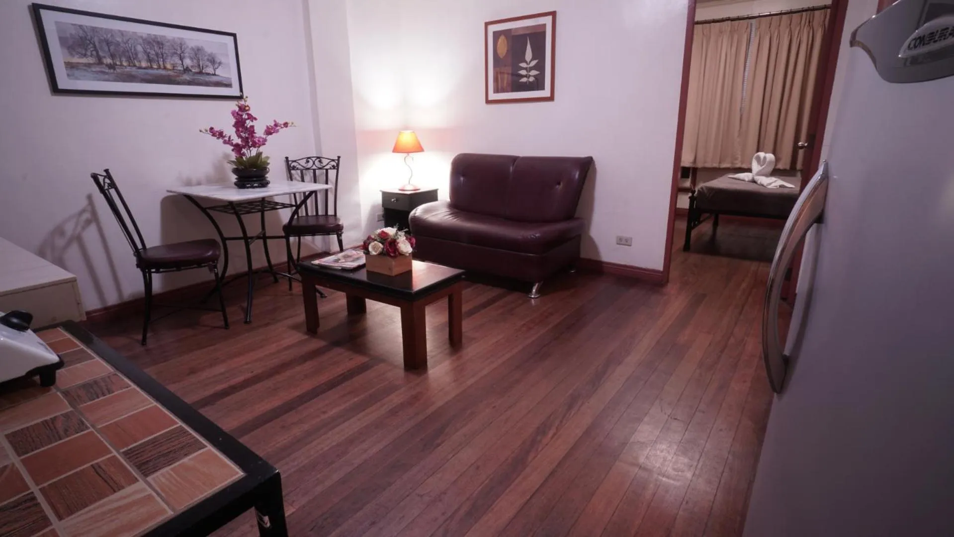 Living room in 1775 Adriatico Suites