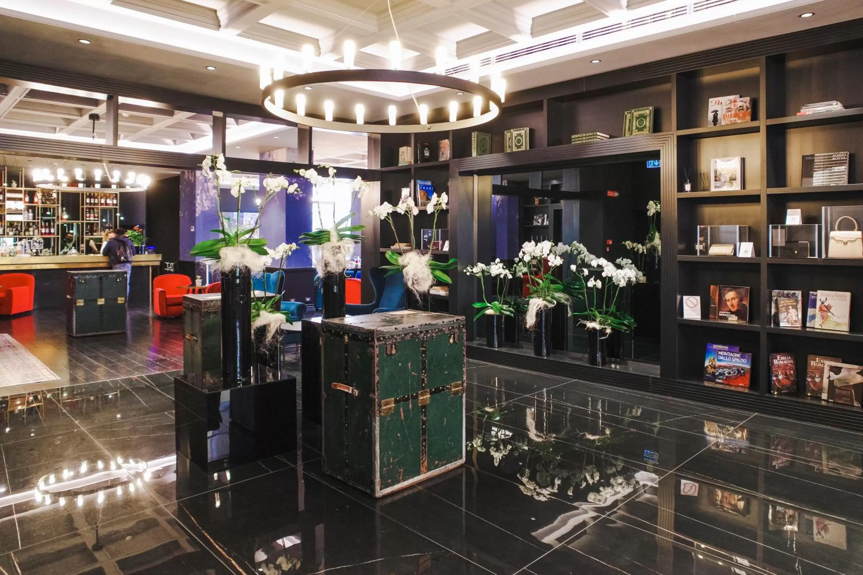 Lobby or reception in Palazzo Cornalia