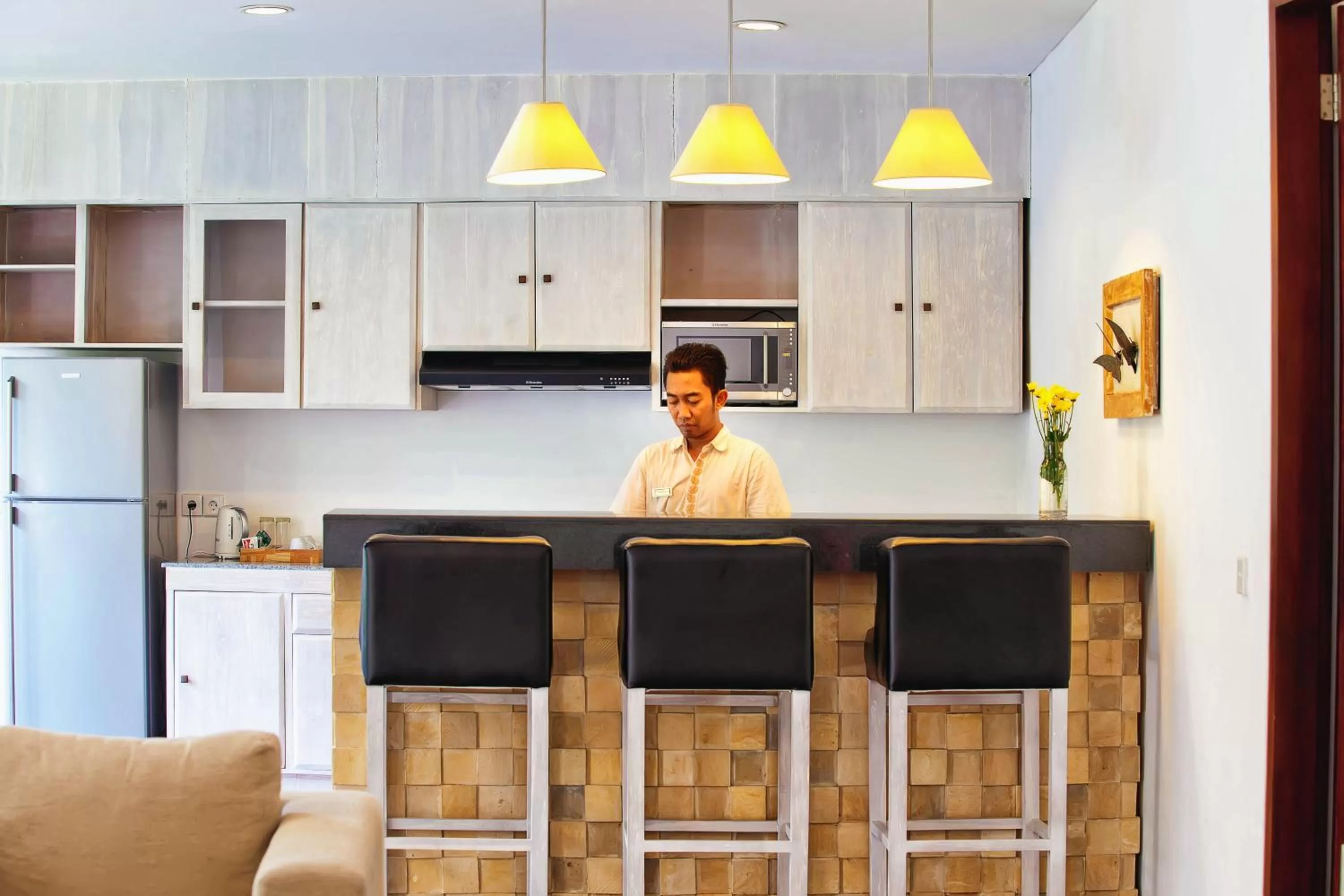 Staff in Labak River Hotel by EPS