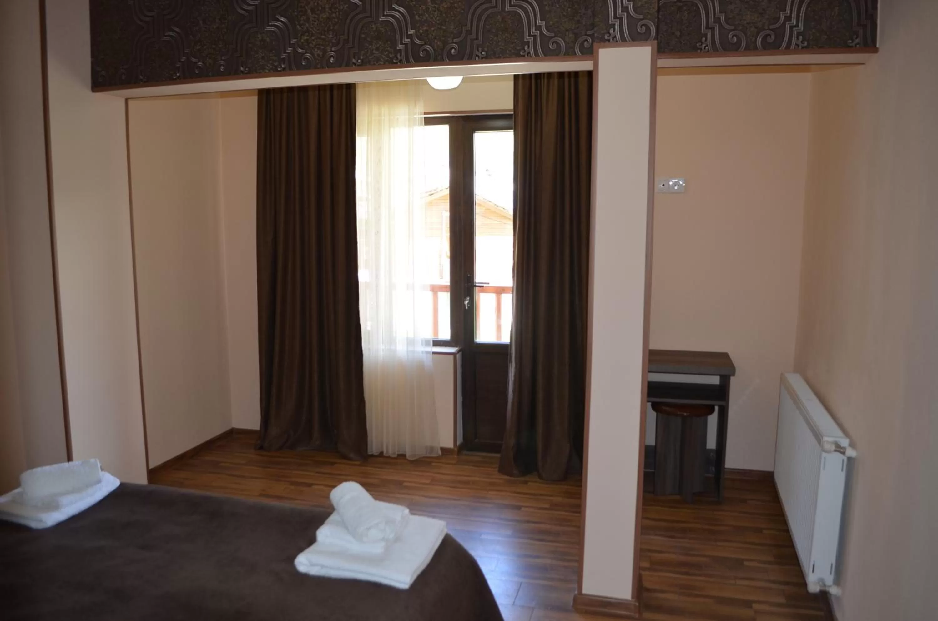 Bedroom, Bed in Hotel Svanseti