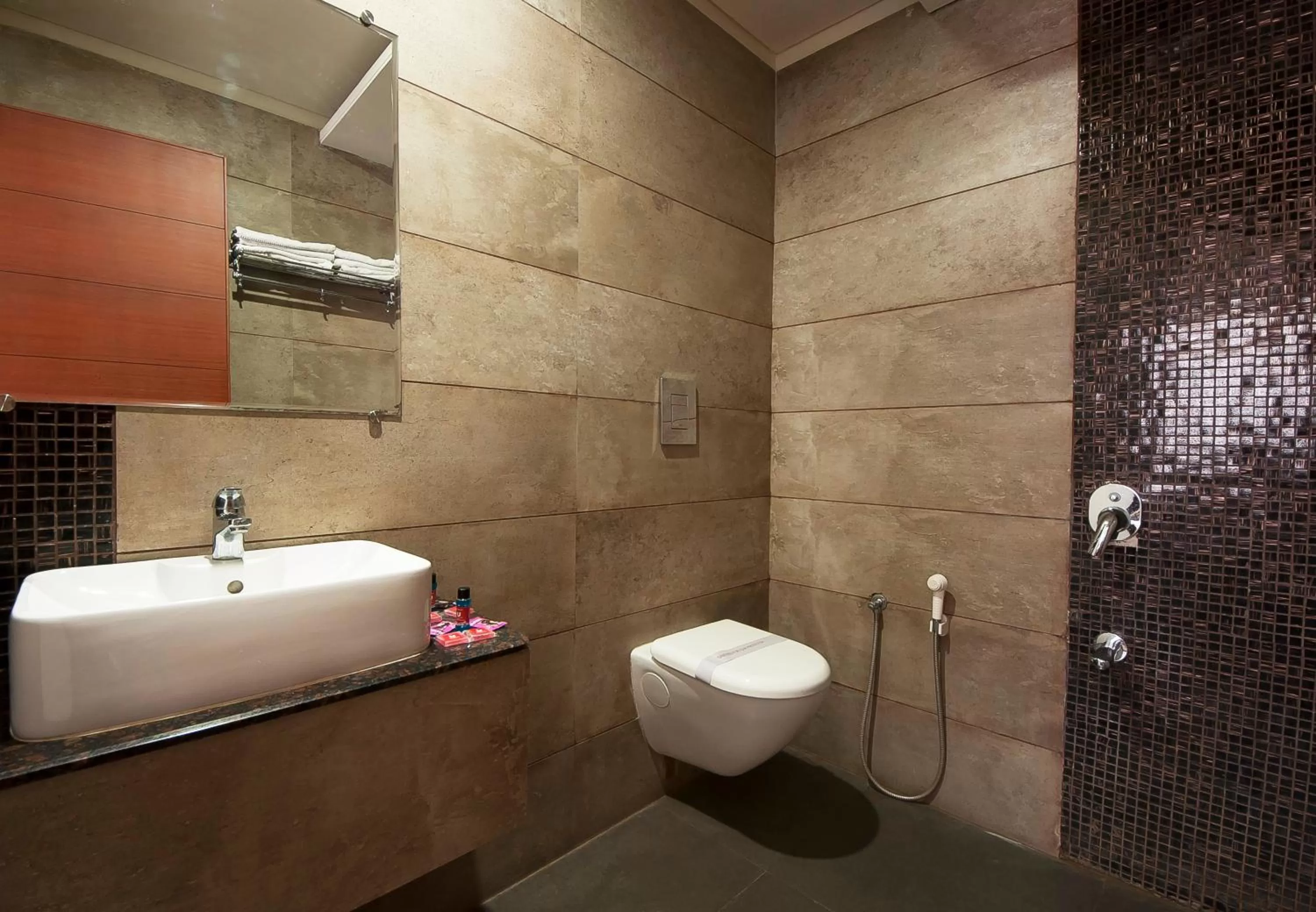 Bathroom in Uddhav Vilas A Family Hotel