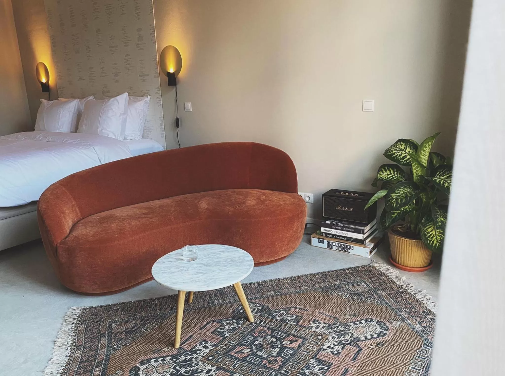 Bed in Home8 studio’s