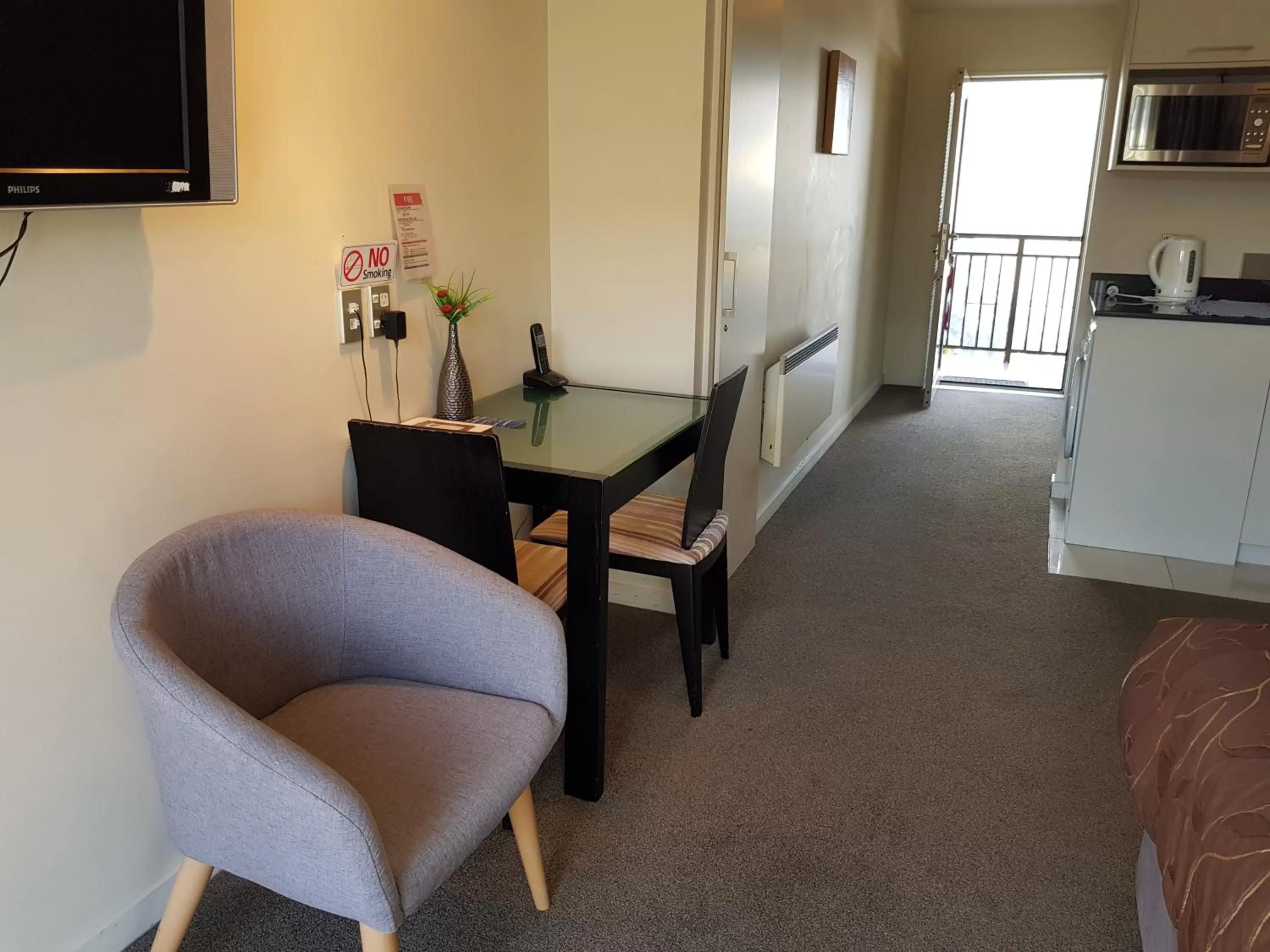 Seating area in Delago Motel/Apartments