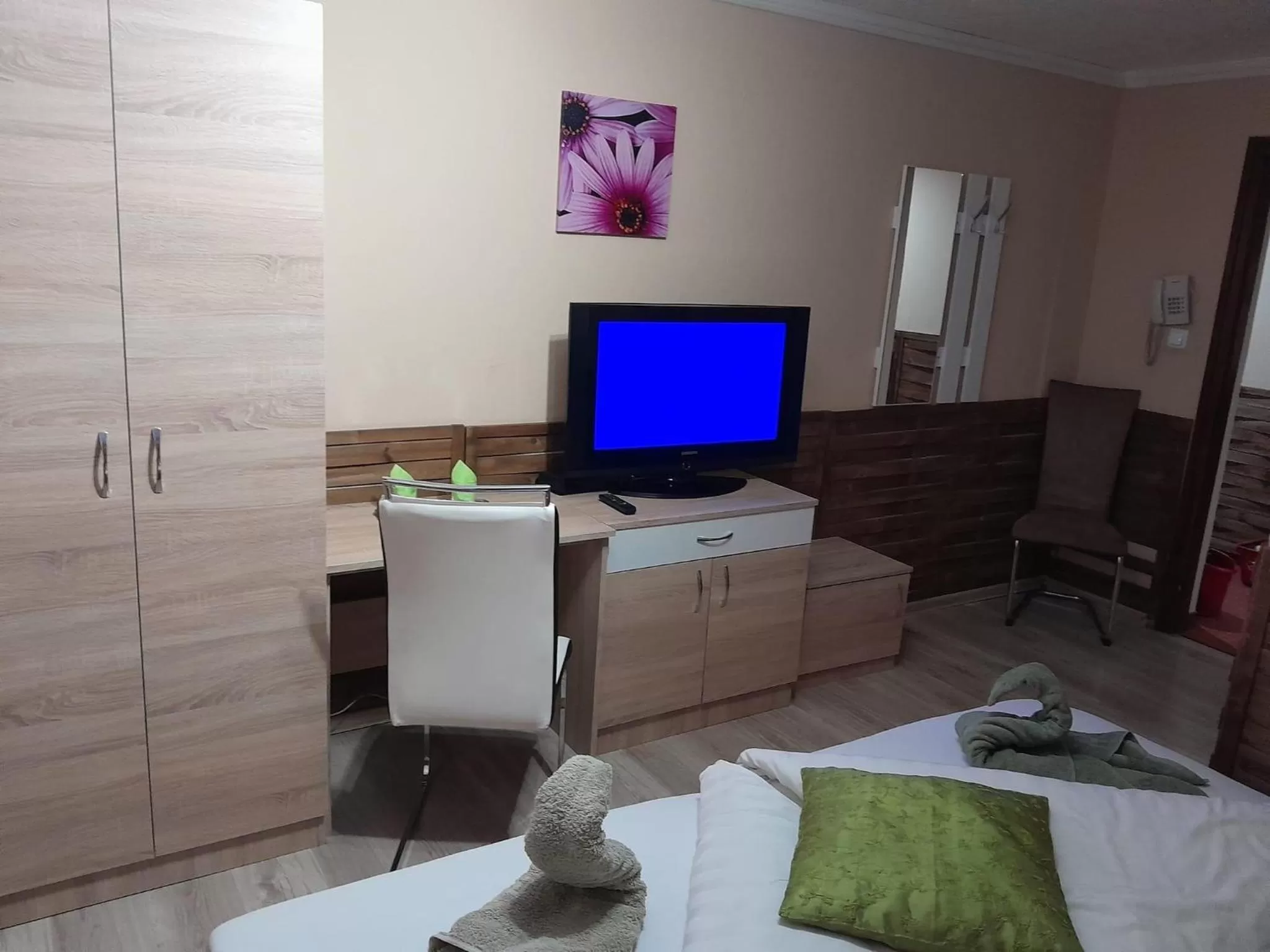 TV/Entertainment Center in Abszolút Hotel és Panzió