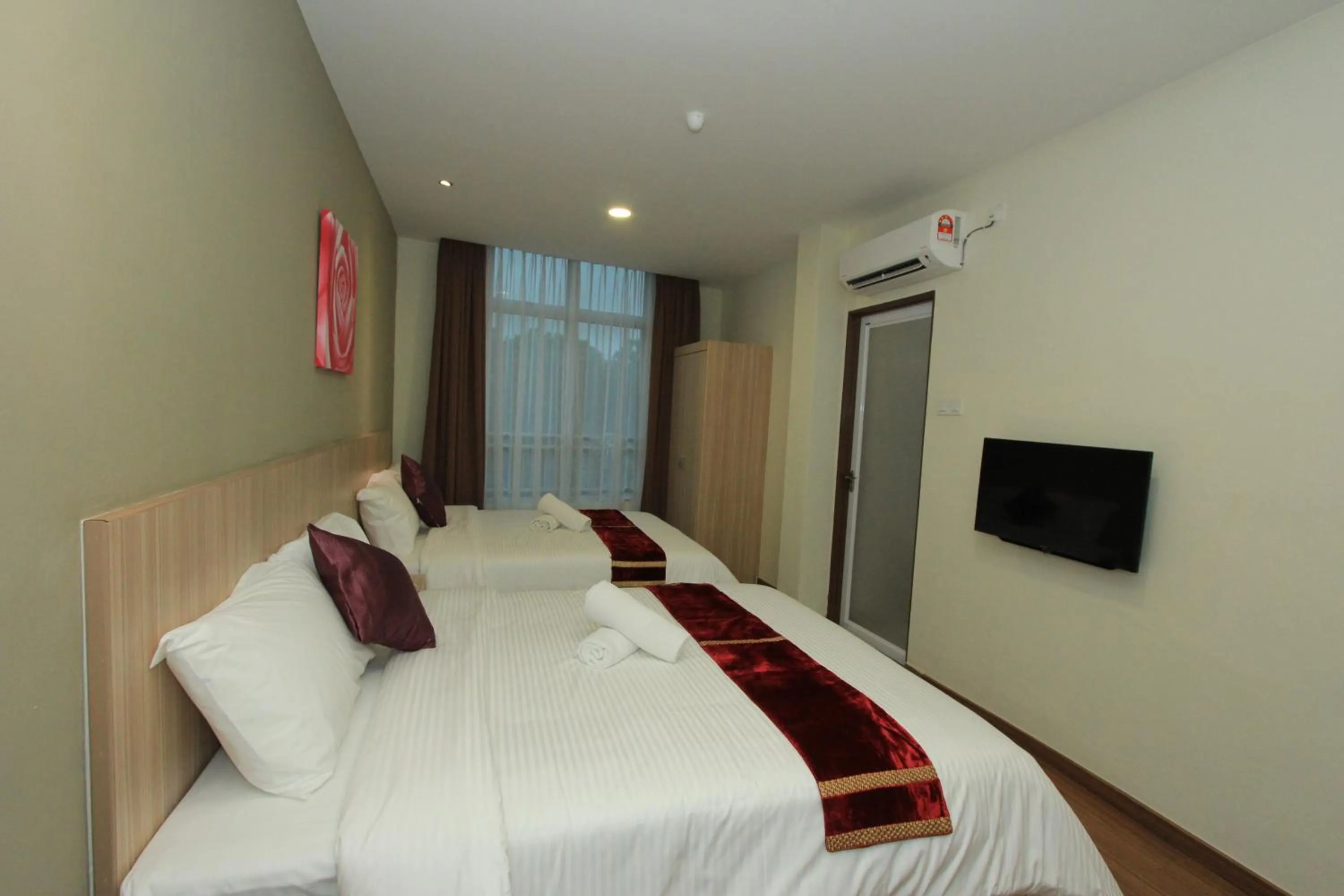 Bed in Veer Hotel