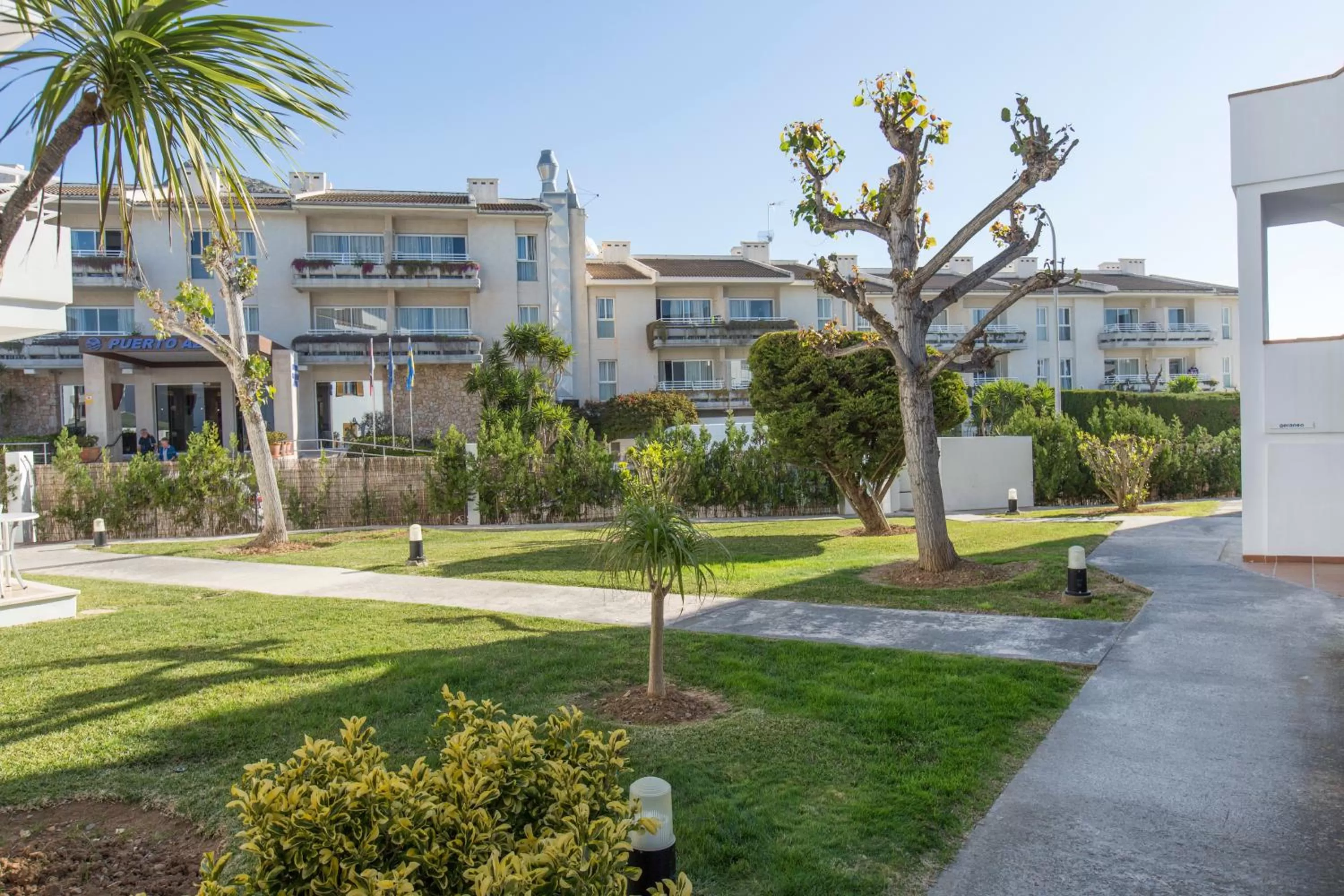 Garden in Aparthotel Flora