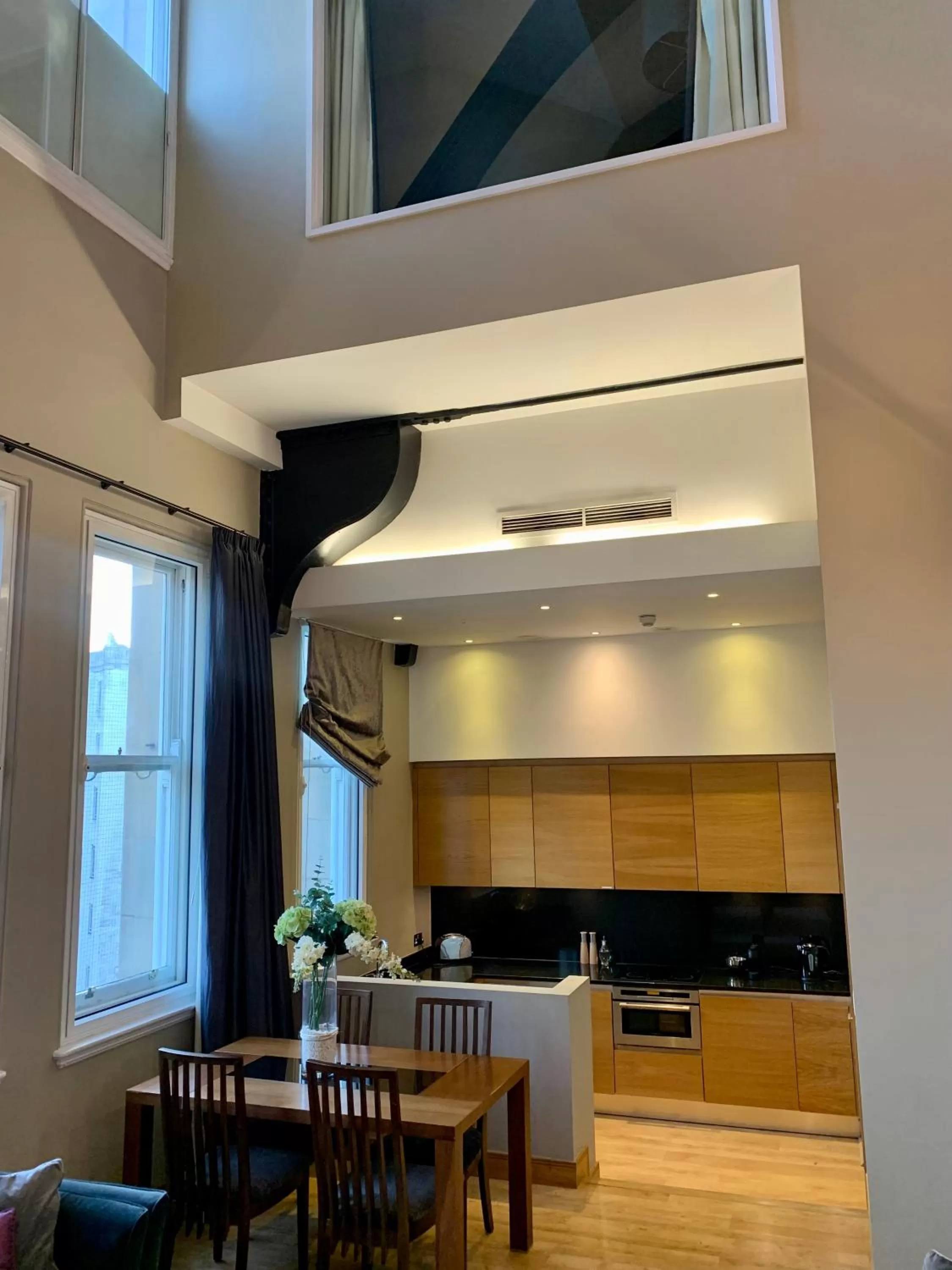 Kitchen or kitchenette in Quebecs Luxury Aparthotel