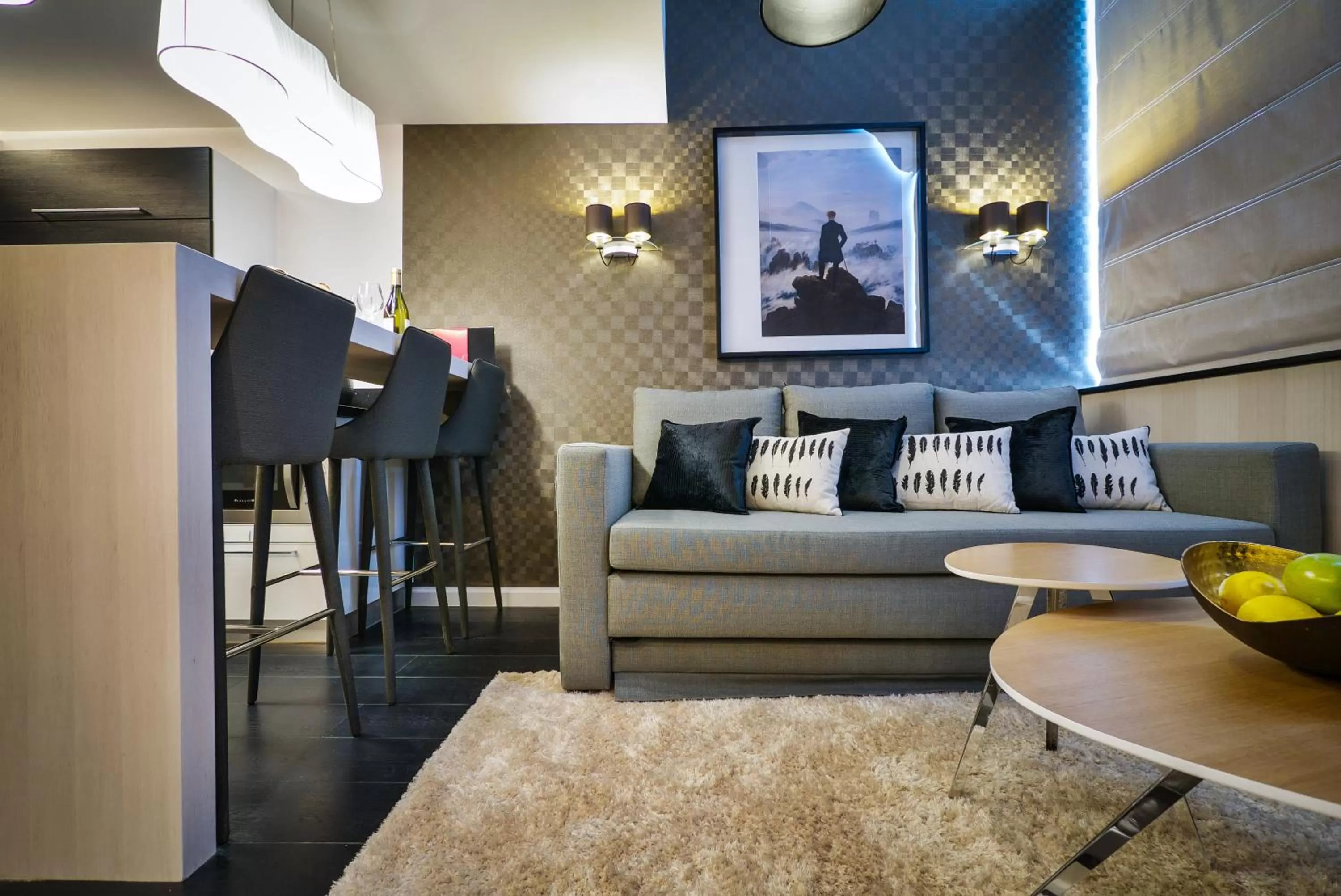 Living room in 21st Floor Hotel