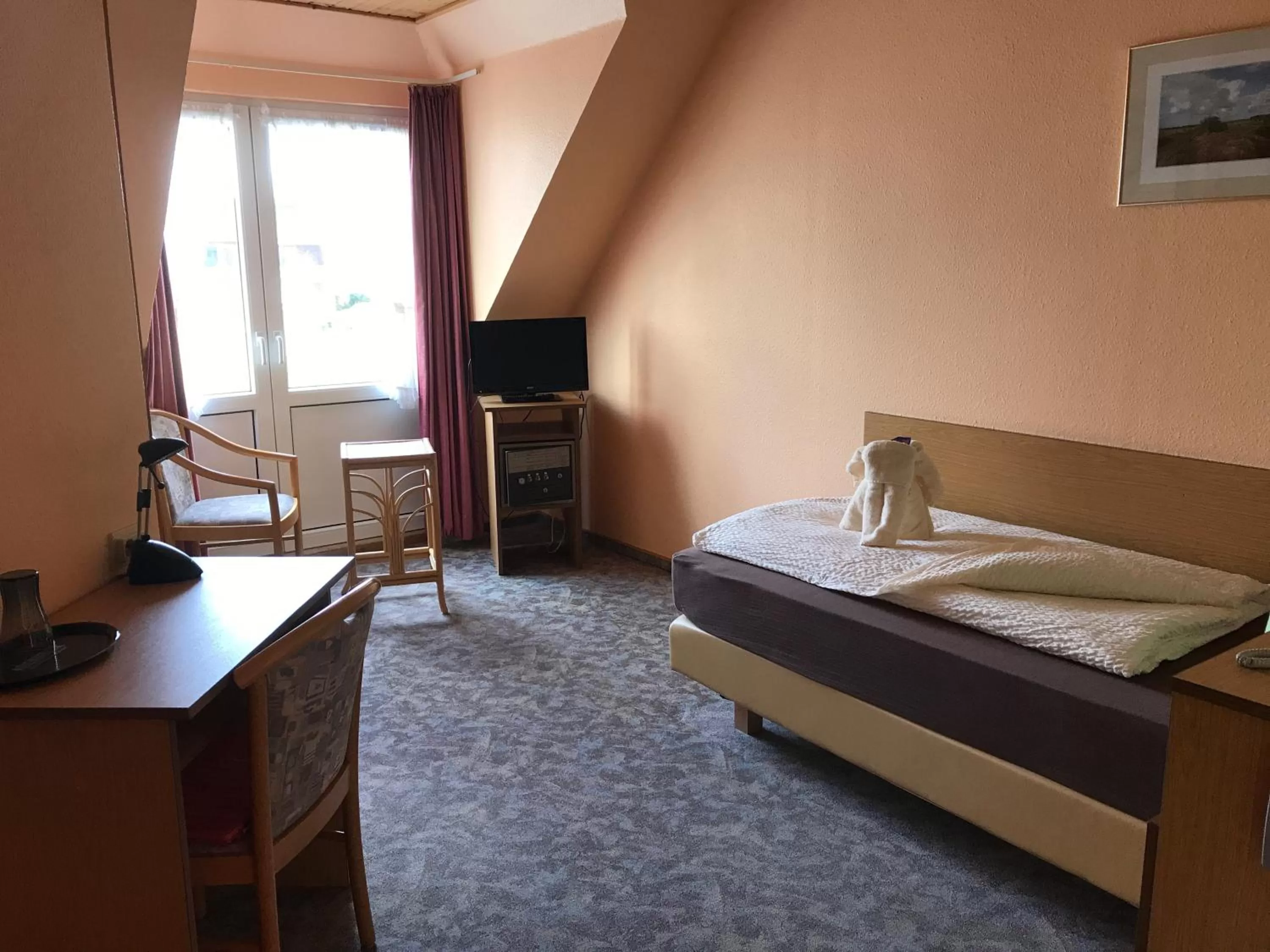 Bedroom, Bed in Hotel Seemeile