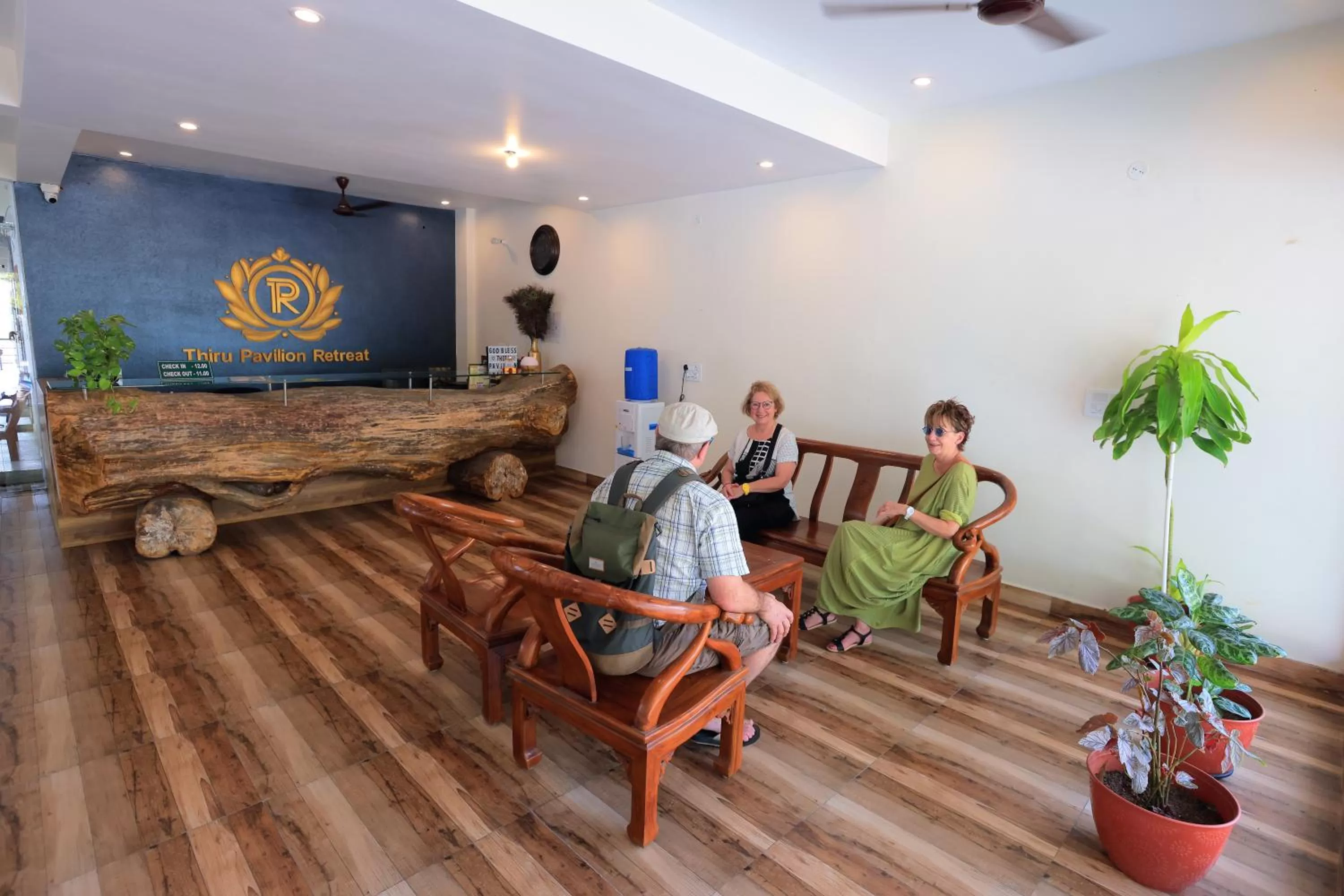 Communal lounge/ TV room in Thiru Pavilion Retreat