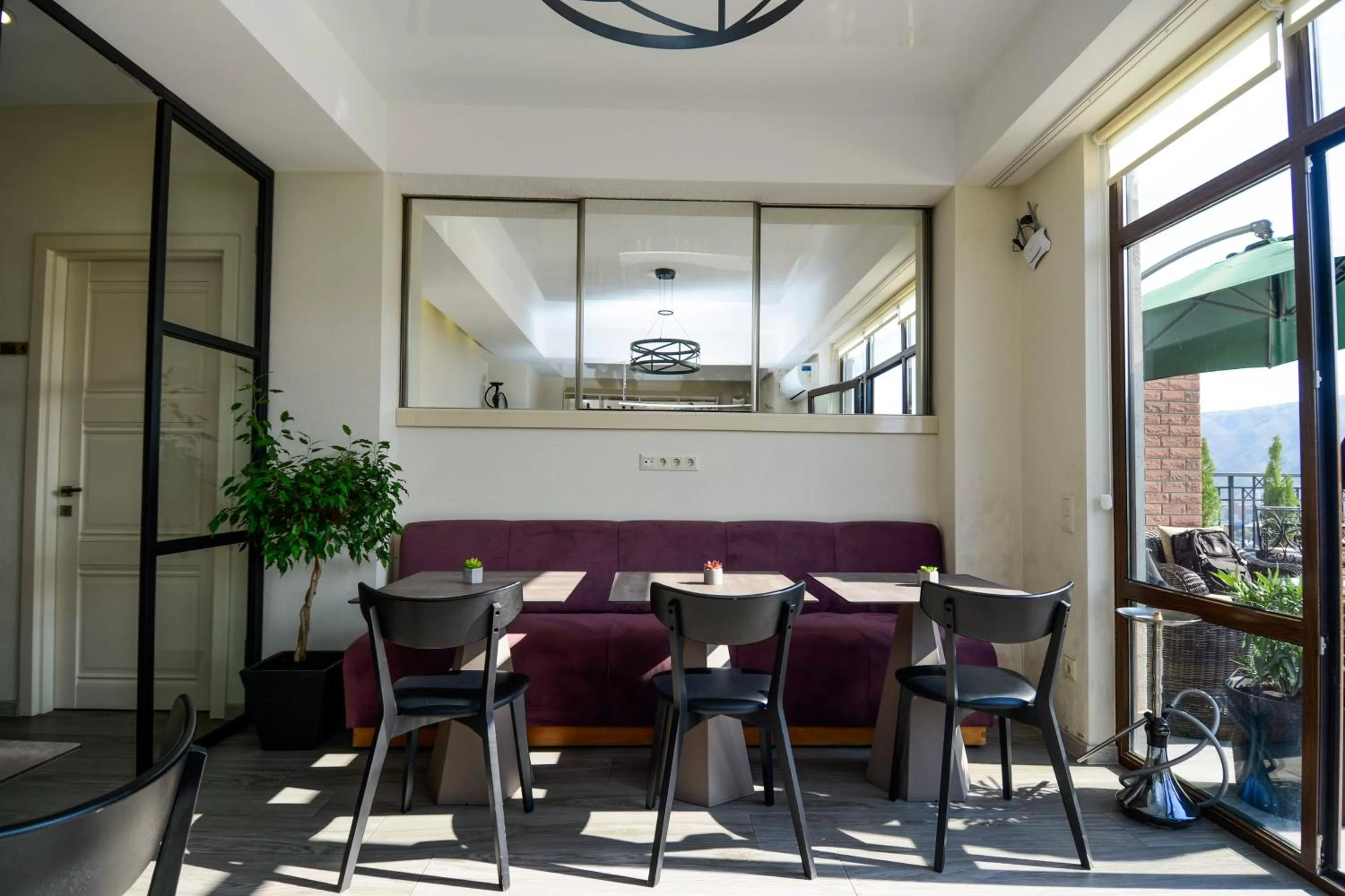 Dining area, Restaurant/Places to Eat in Hotel Avlabari Terrace