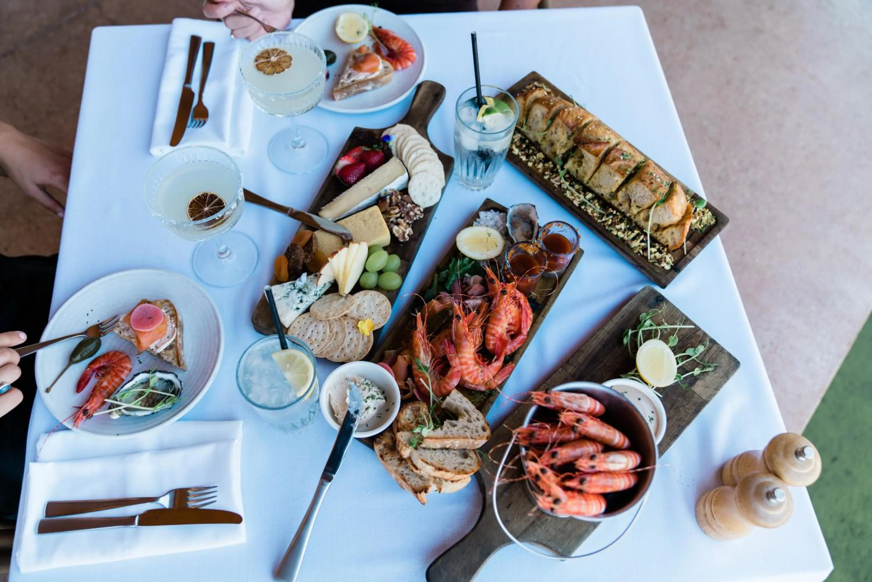 Food in Mantarays Ningaloo Beach Resort