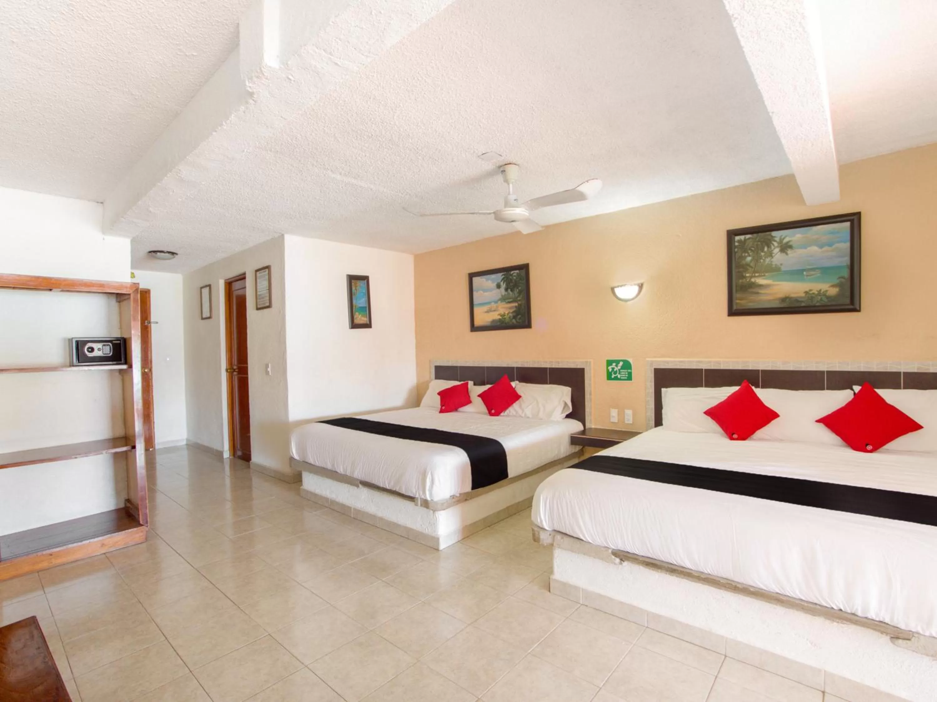 Bed in Hotel Del Pescador