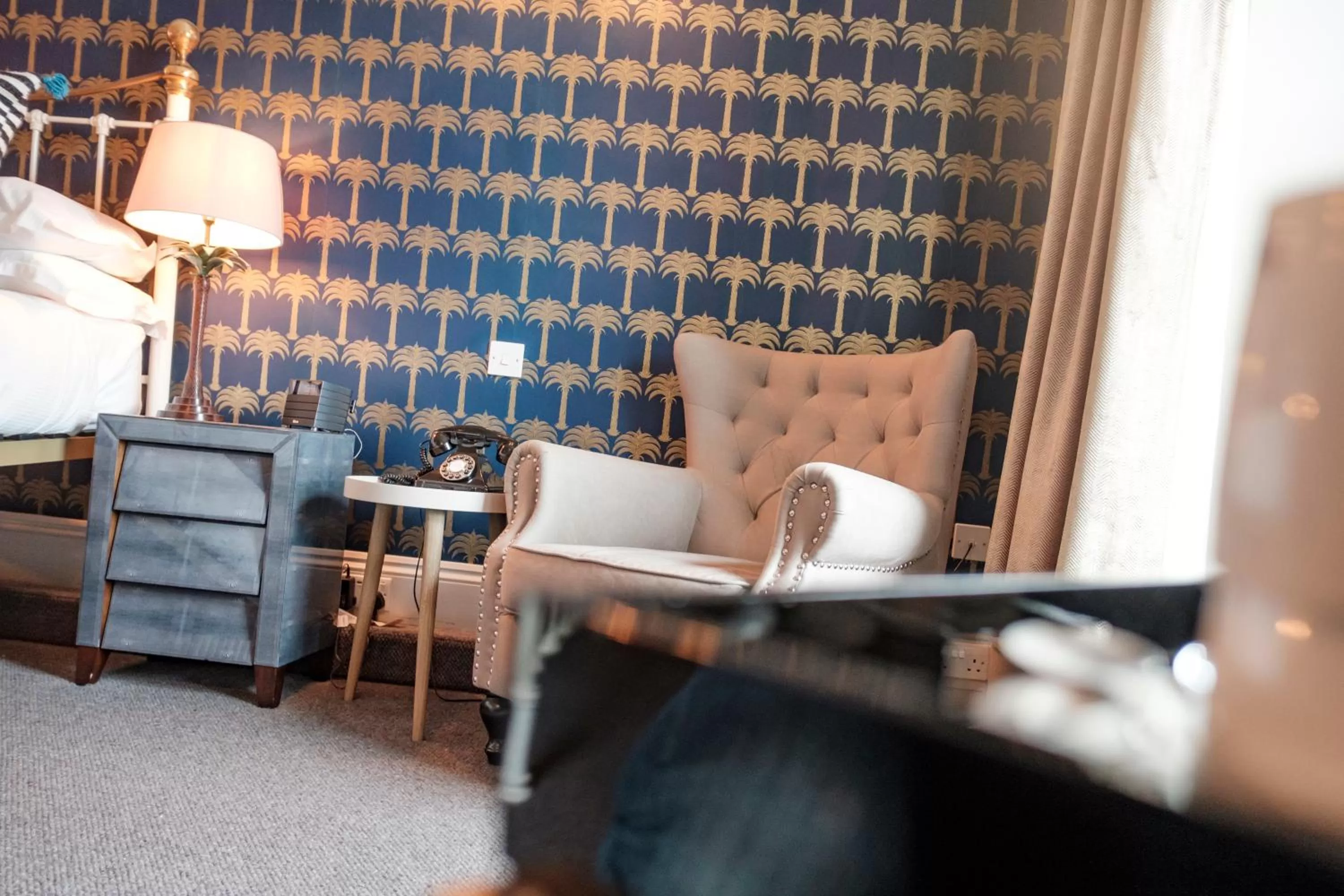 Bedroom in The Bull Hotel