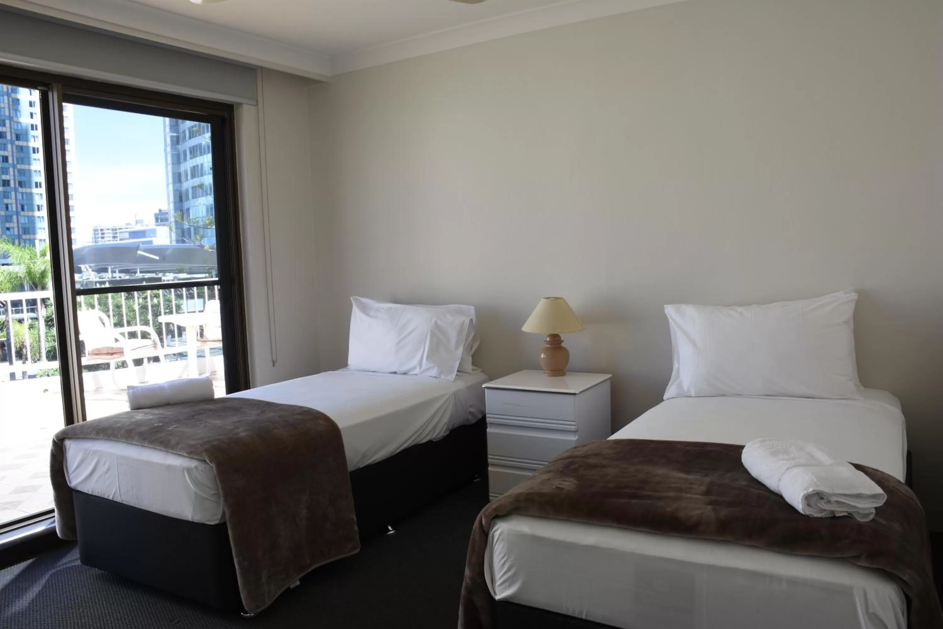 Bed in Copacabana Apartments