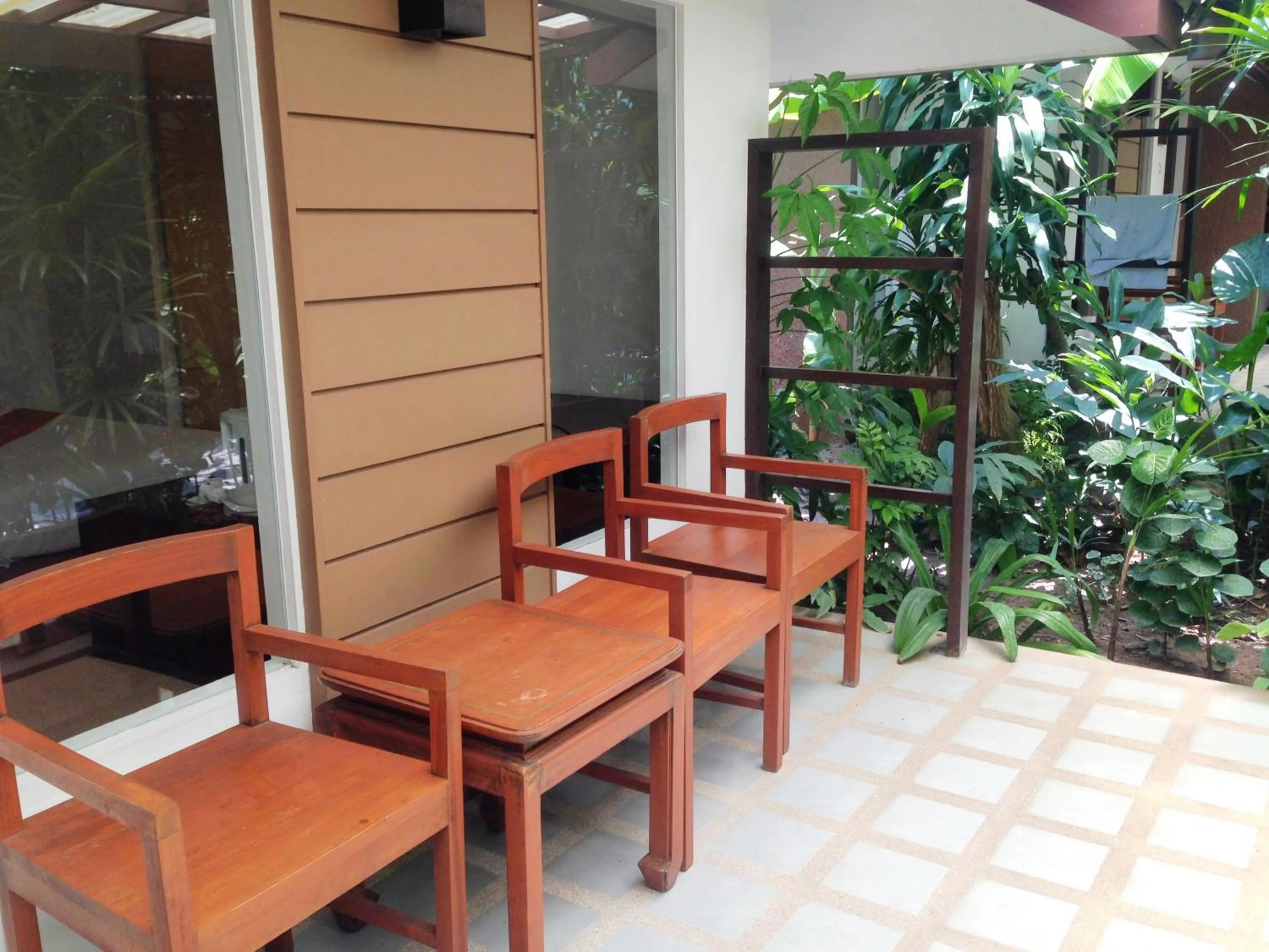 Patio in Evergreen Resort