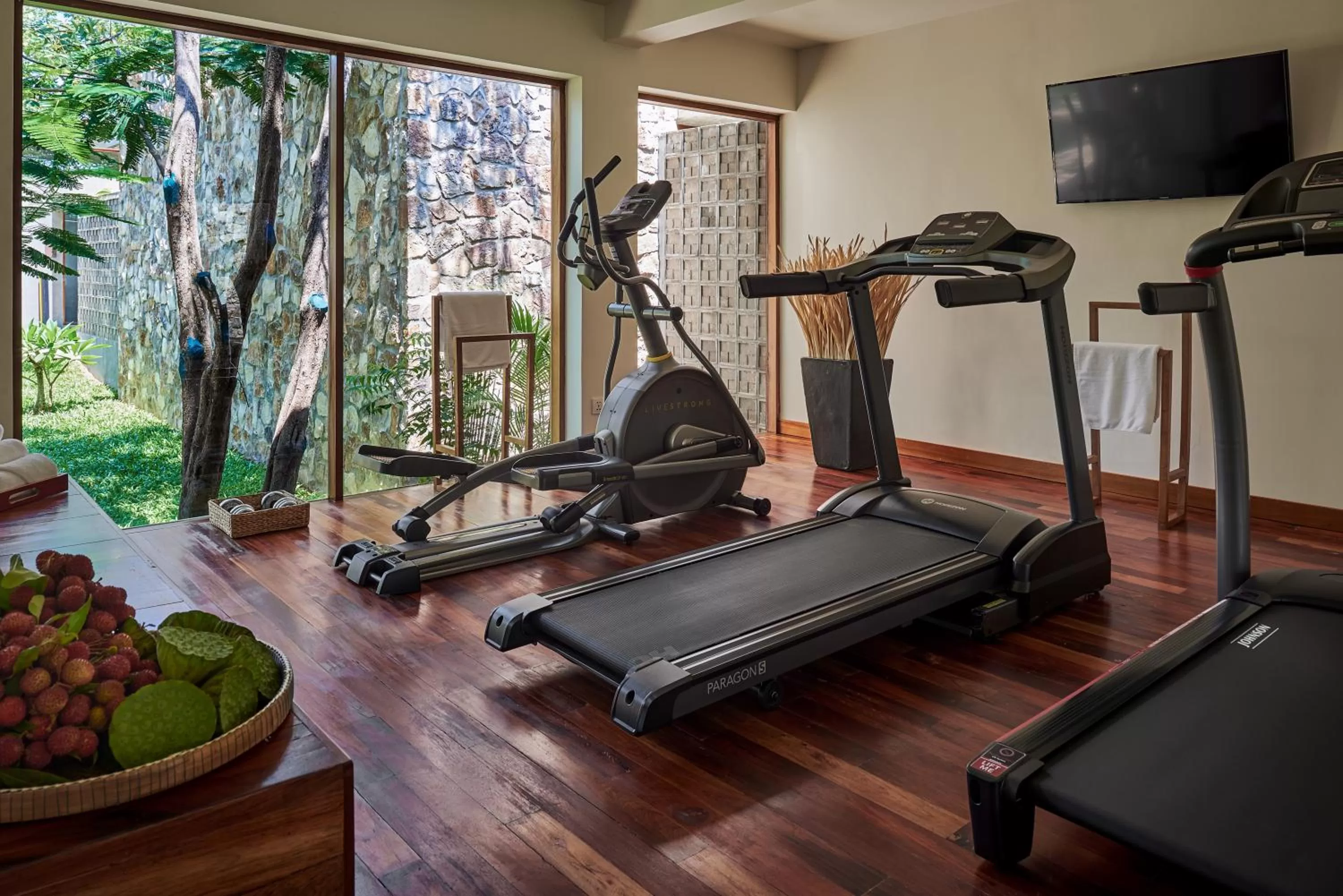 Fitness centre/facilities in Templation Hotel