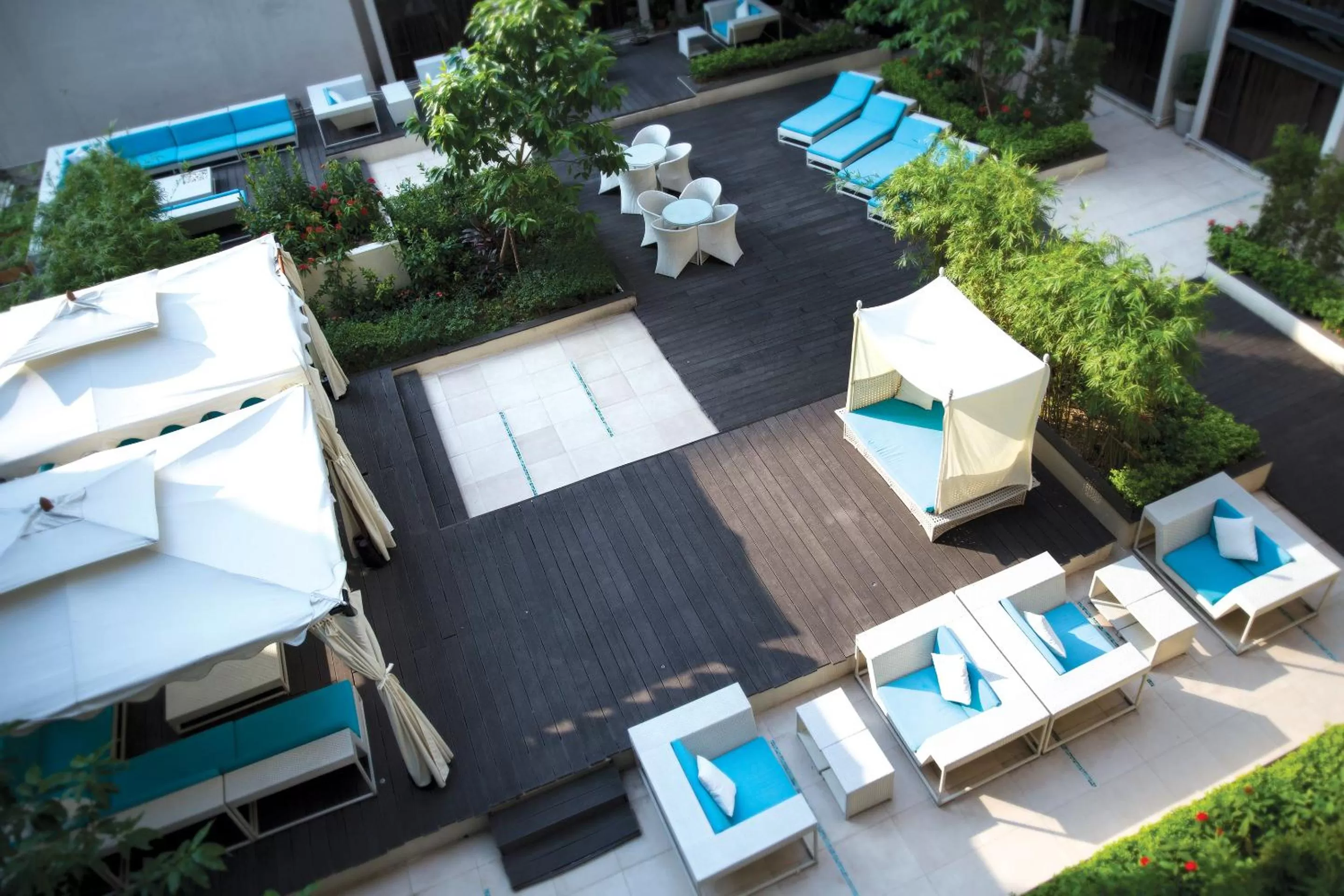 Garden in Regal Kowloon Hotel