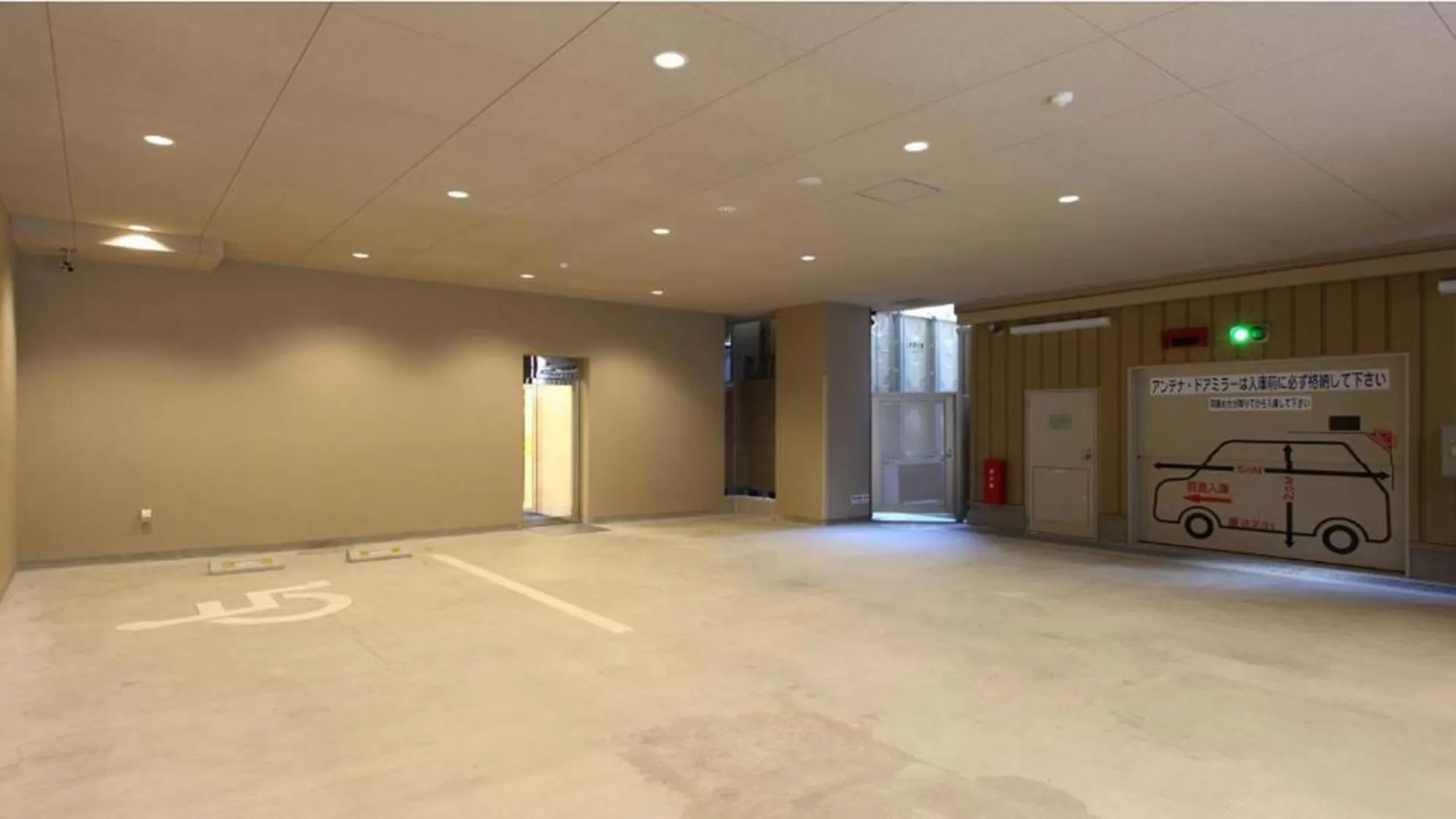 Parking in Toyoko Inn Osaka Namba Nippombashi