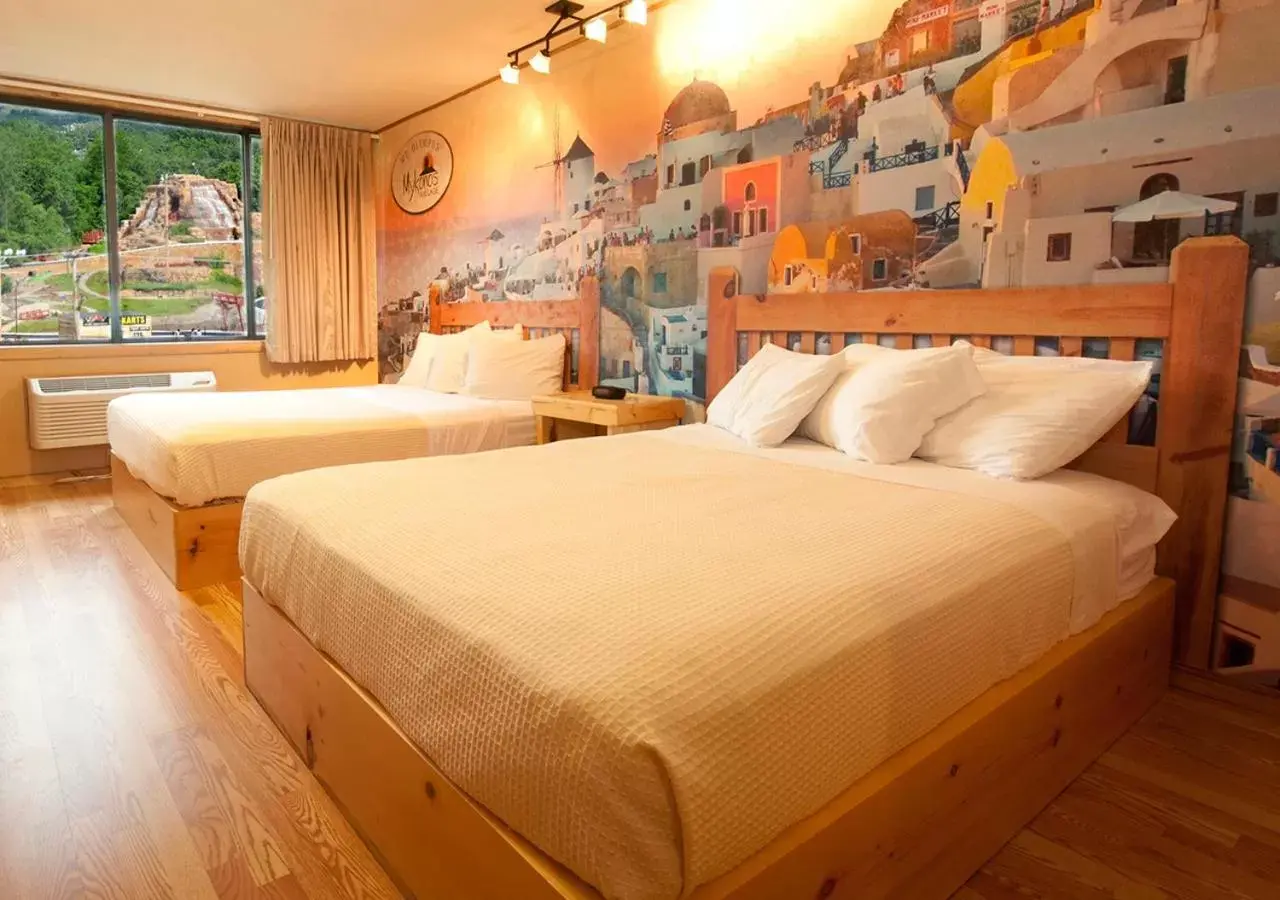 Resort Room 2 Queens (includes free water & theme park passes) in MT. OLYMPUS WATER PARK AND THEME PARK RESORT Resort Room 2 Queens (includes free water & theme park passes) in MT. OLYMPUS WATER PARK AND THEME PARK RESORT